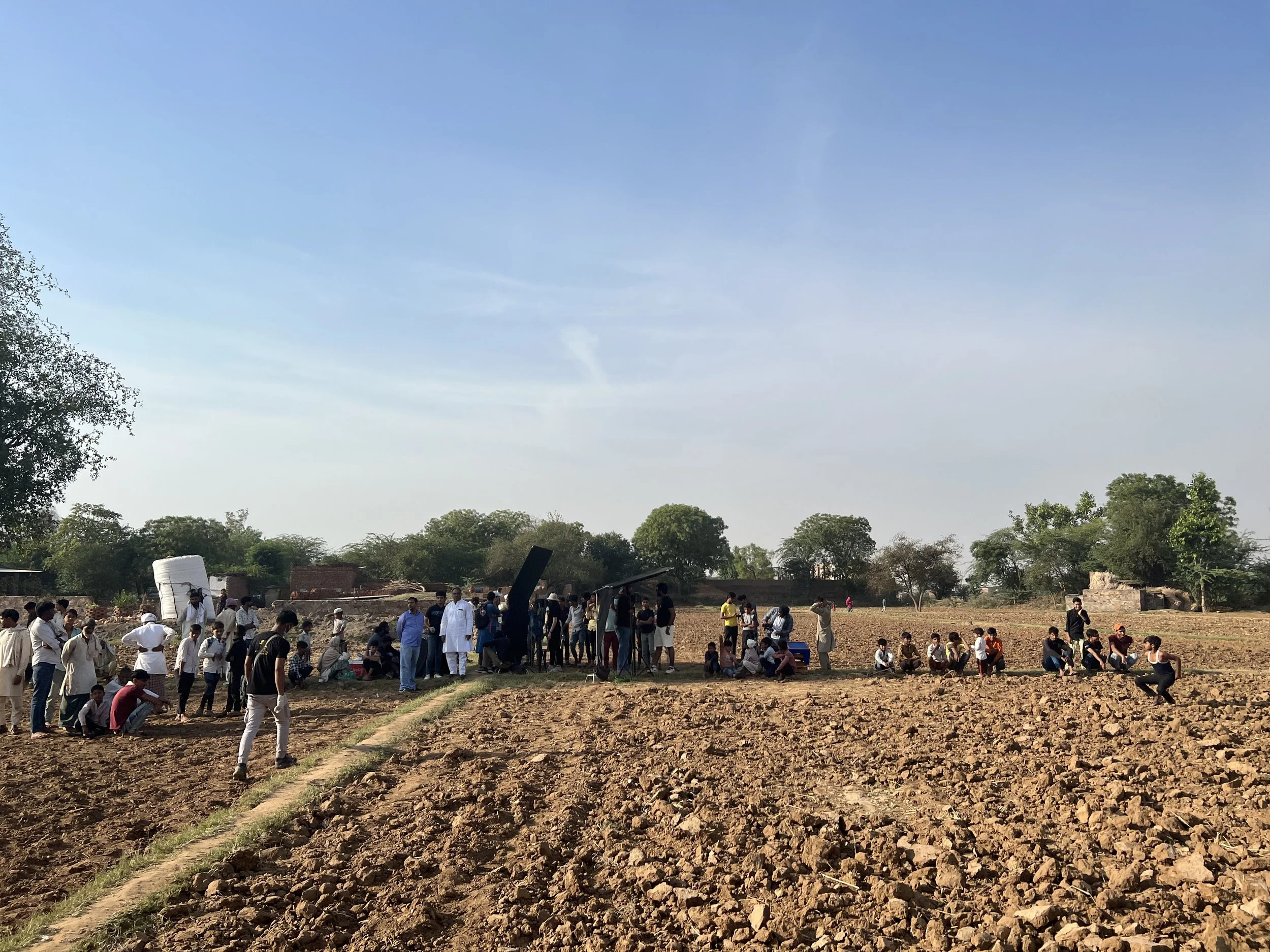 On set in Mewat, India