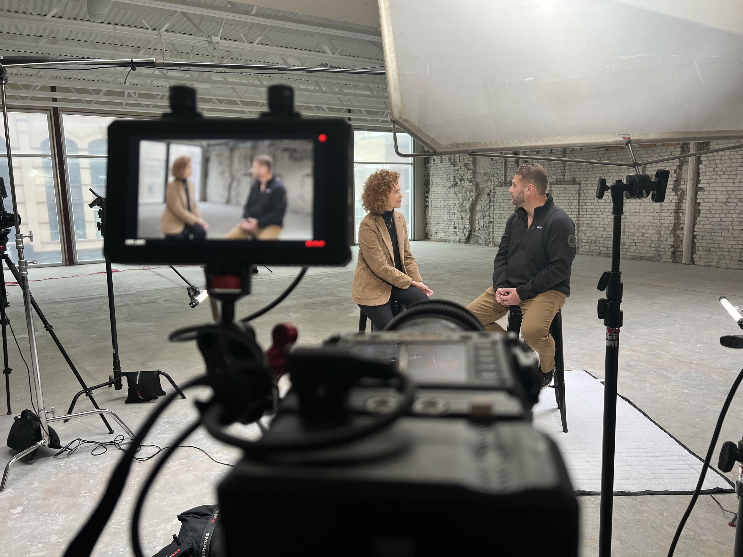 On set in Fargo, ND