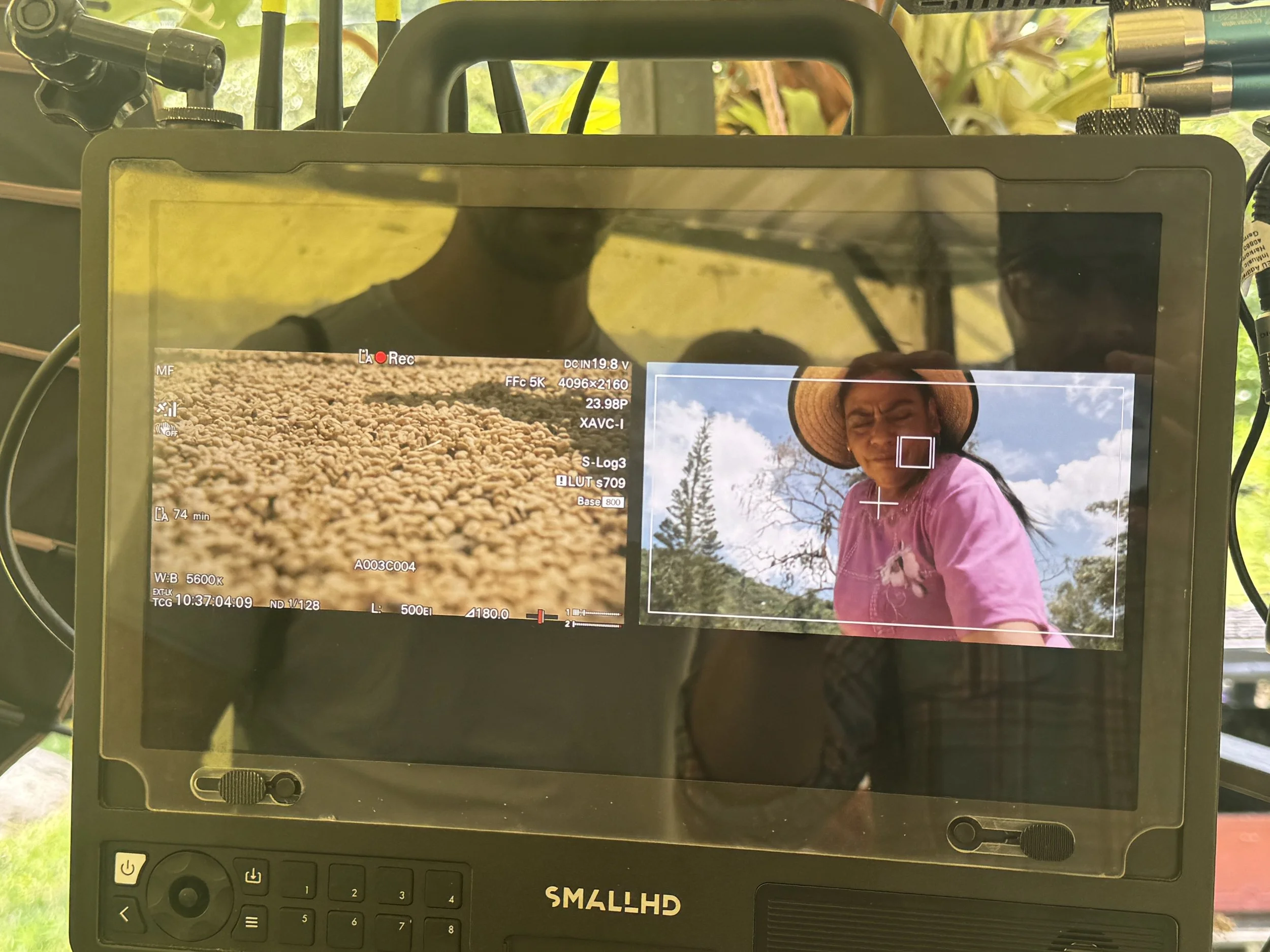 On set in Mistrató, Colombia