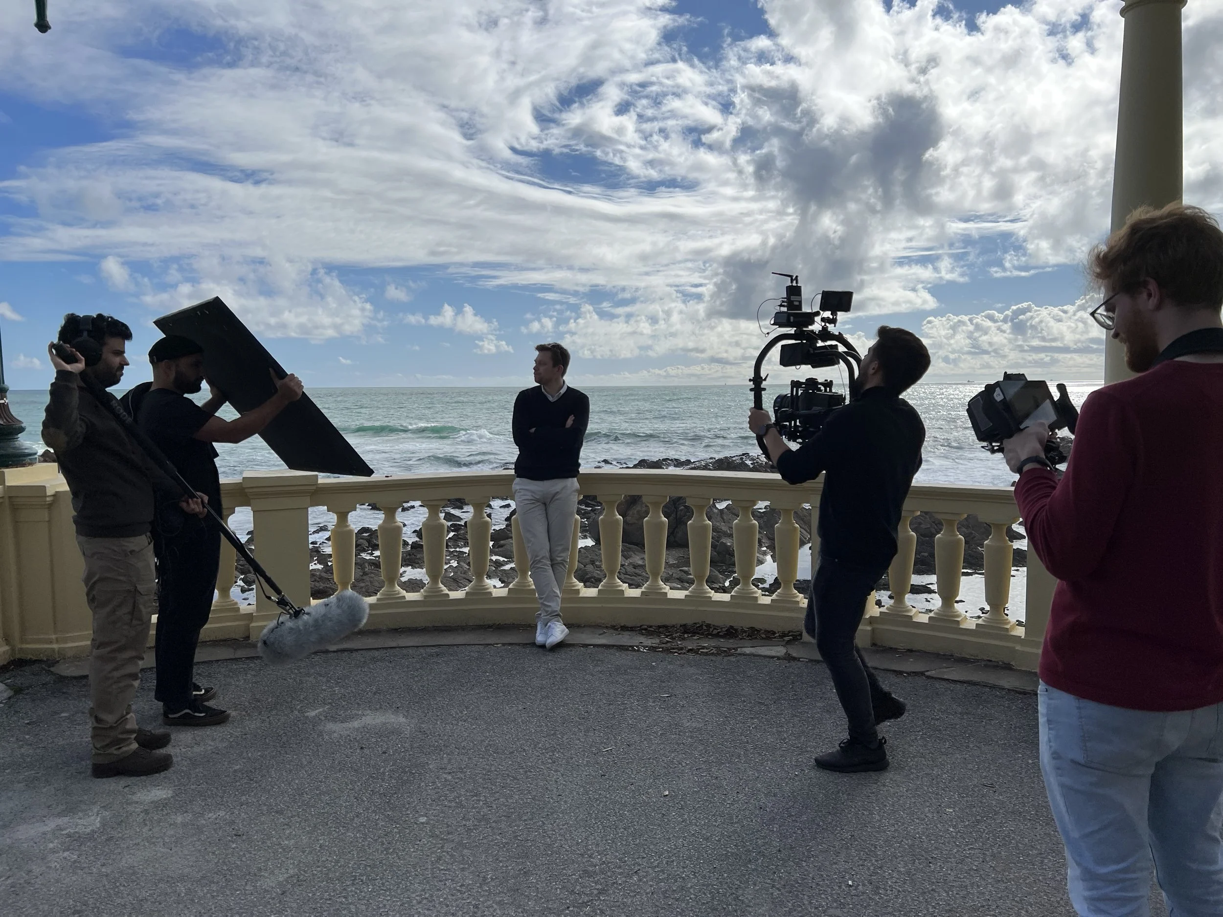 On set in Porto, Portugal