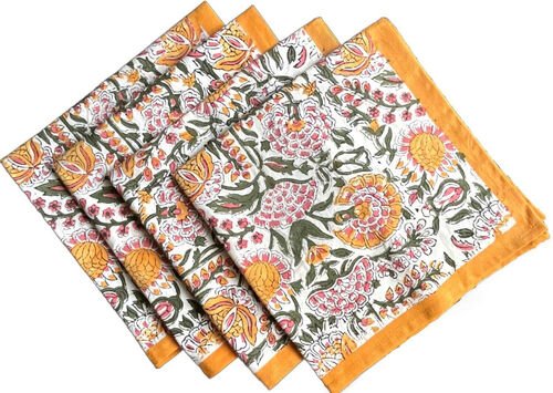 Bold Floral Napkins - Yellow.jpg
