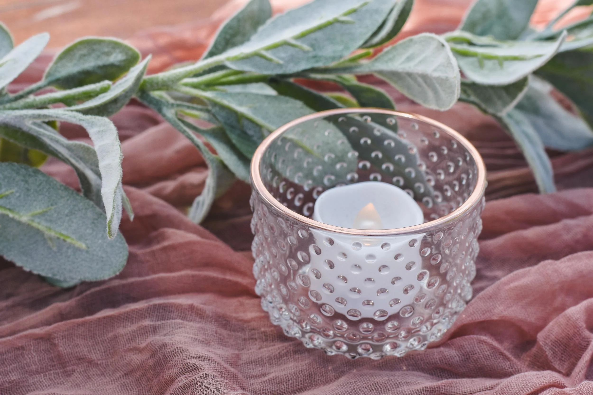 Dotted Glass Votive_2 | Colorado Events Colorado Wedding Rentals.jpg