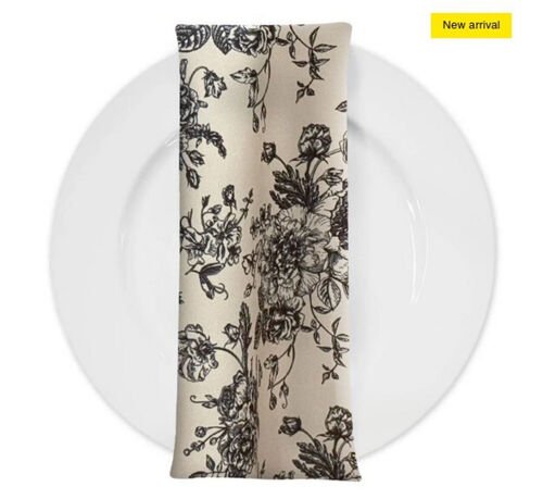 French Toile Napkins - Black_Taupe.jpg