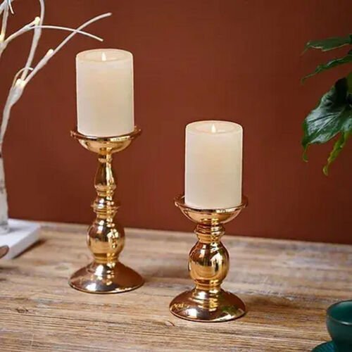 Gold Pillar Candle Holder - Medium.jpg