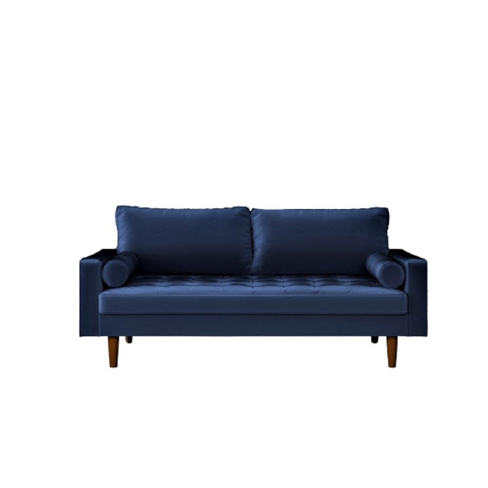 Turquoise Velvet Settee 2.jpg