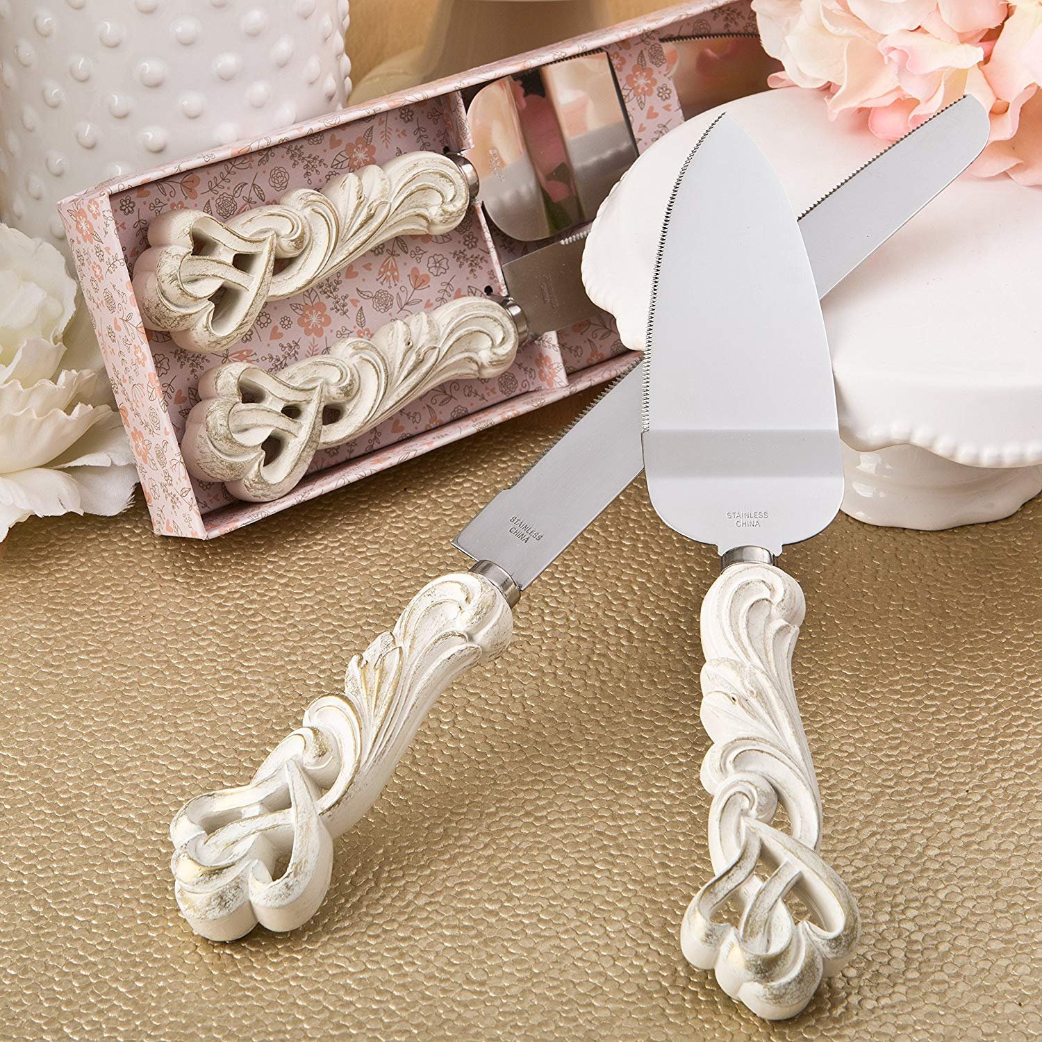 White Cake Cutting Set_2 | Colorado Events Colorado Wedding Rentals.jpg