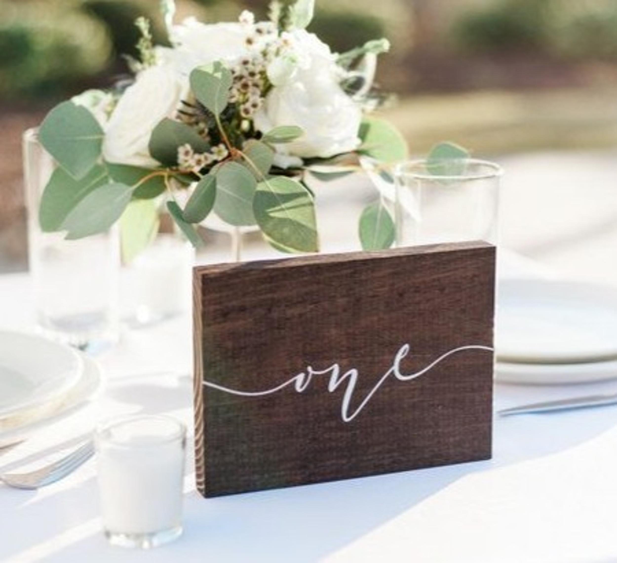 Wood Block Table Number_2 | Colorado Events Colorado Wedding Rentals.jpg
