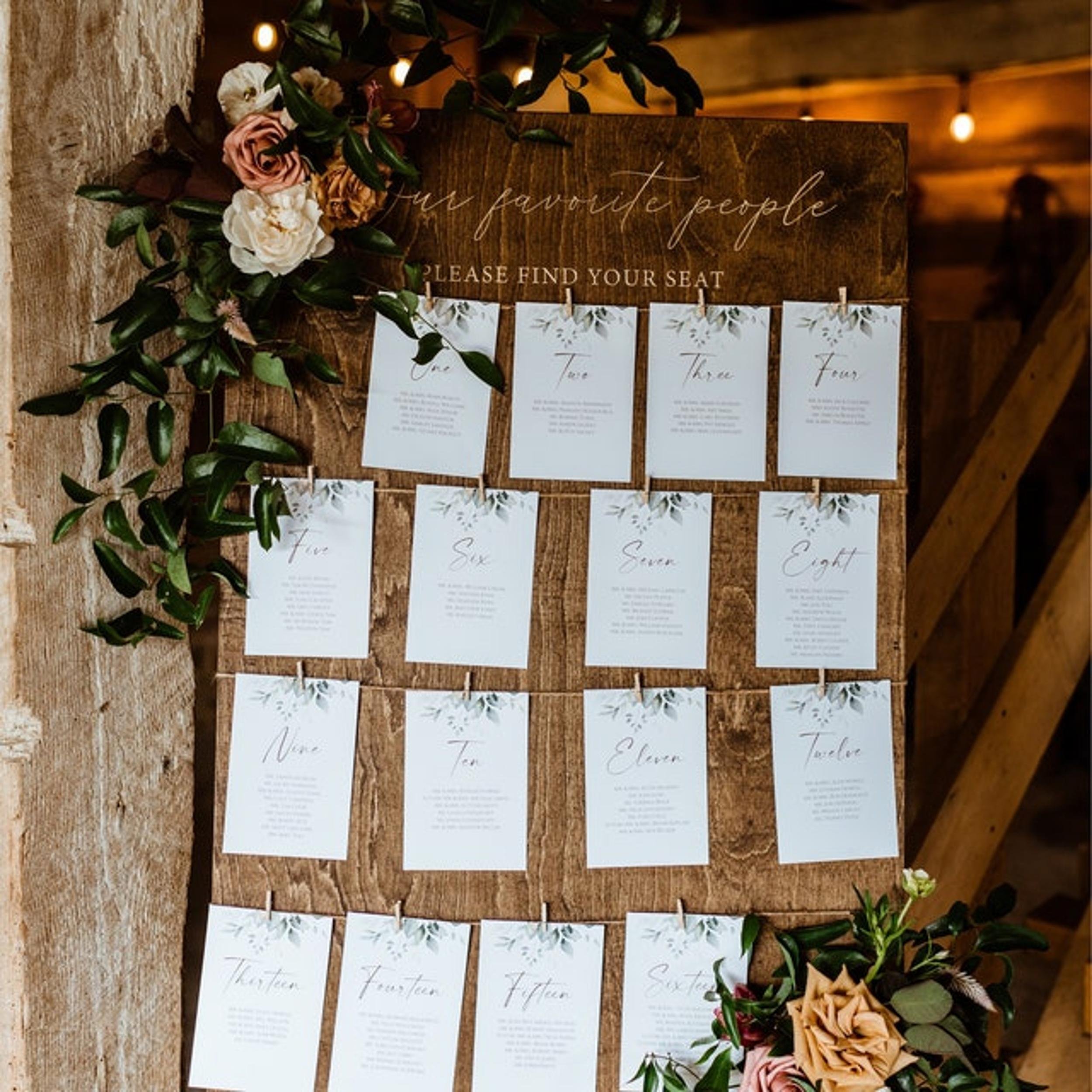 Wood Seating Chart Sign_3 | Colorado Events Colorado Wedding Rentals.jpg