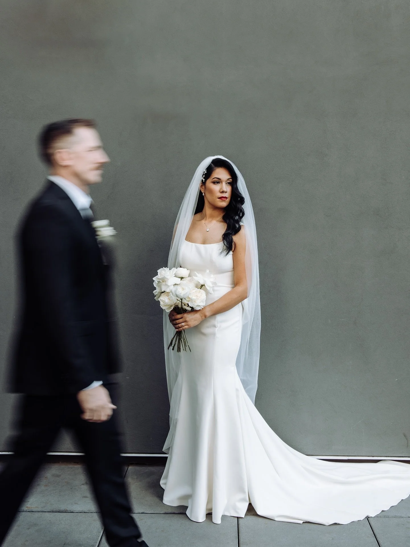 &ldquo;That moment before the moment.&rdquo;
The quiet before the ceremony, the stillness before vows, the calm before the I do&rsquo;s. This photo stopped me in my tracks. It&rsquo;s everything I love about modern wedding photography. The minimal ba