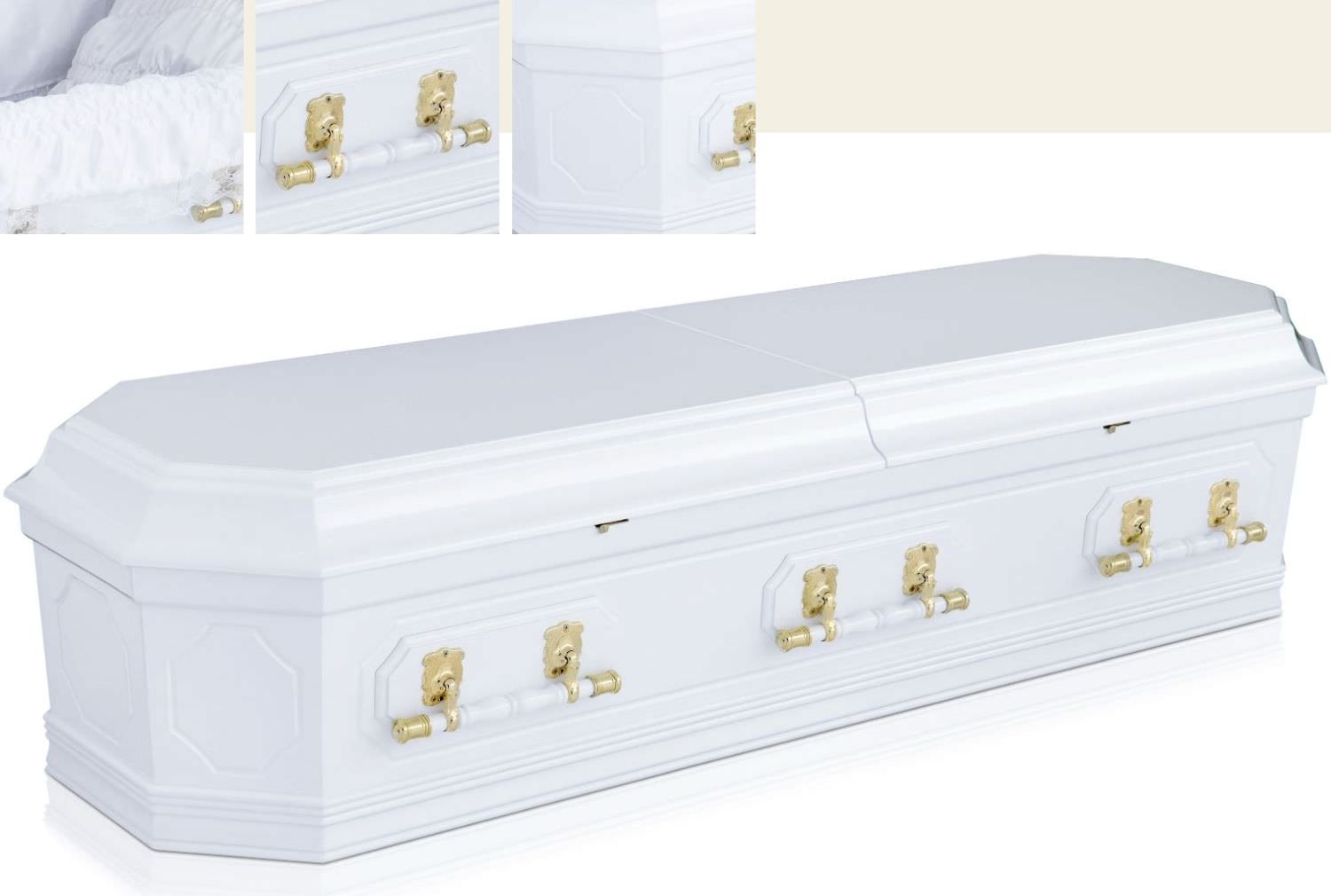 Grecian Urn white casket