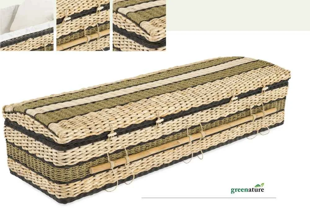 Banana leaf casket