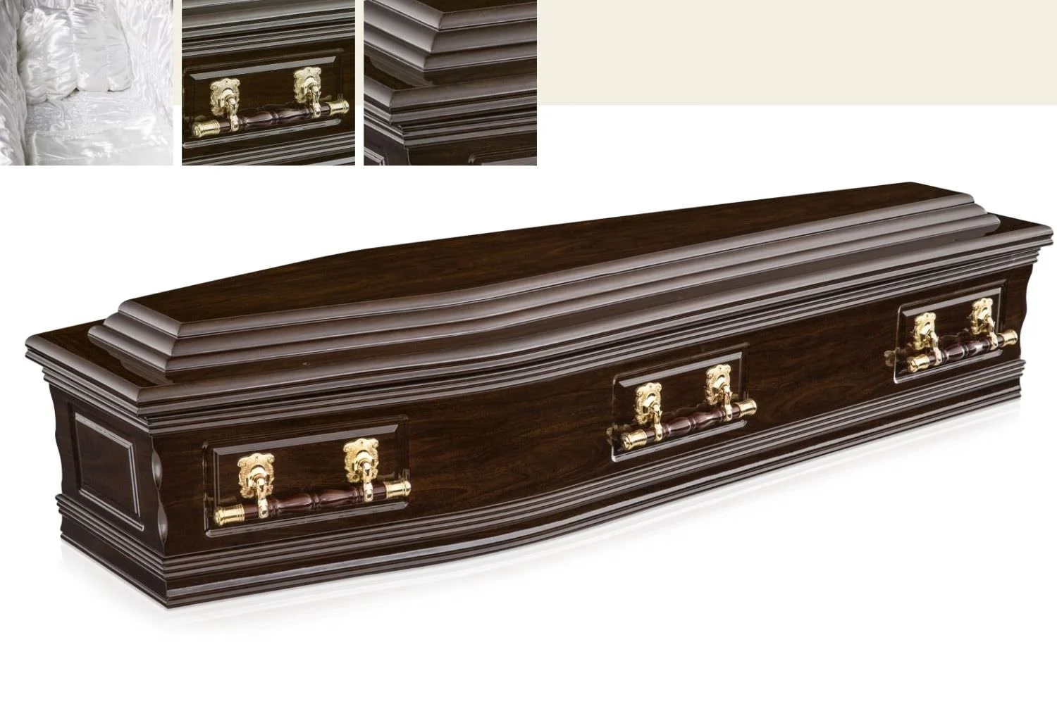 Avondale walnut coffin
