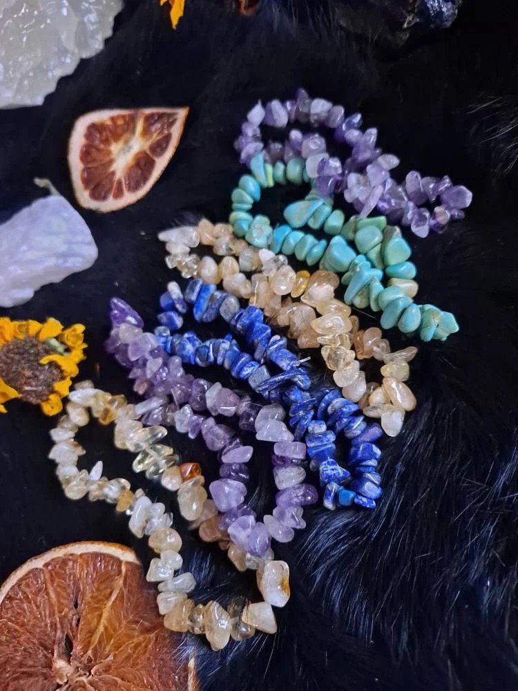 Crystal Chip Bracelets