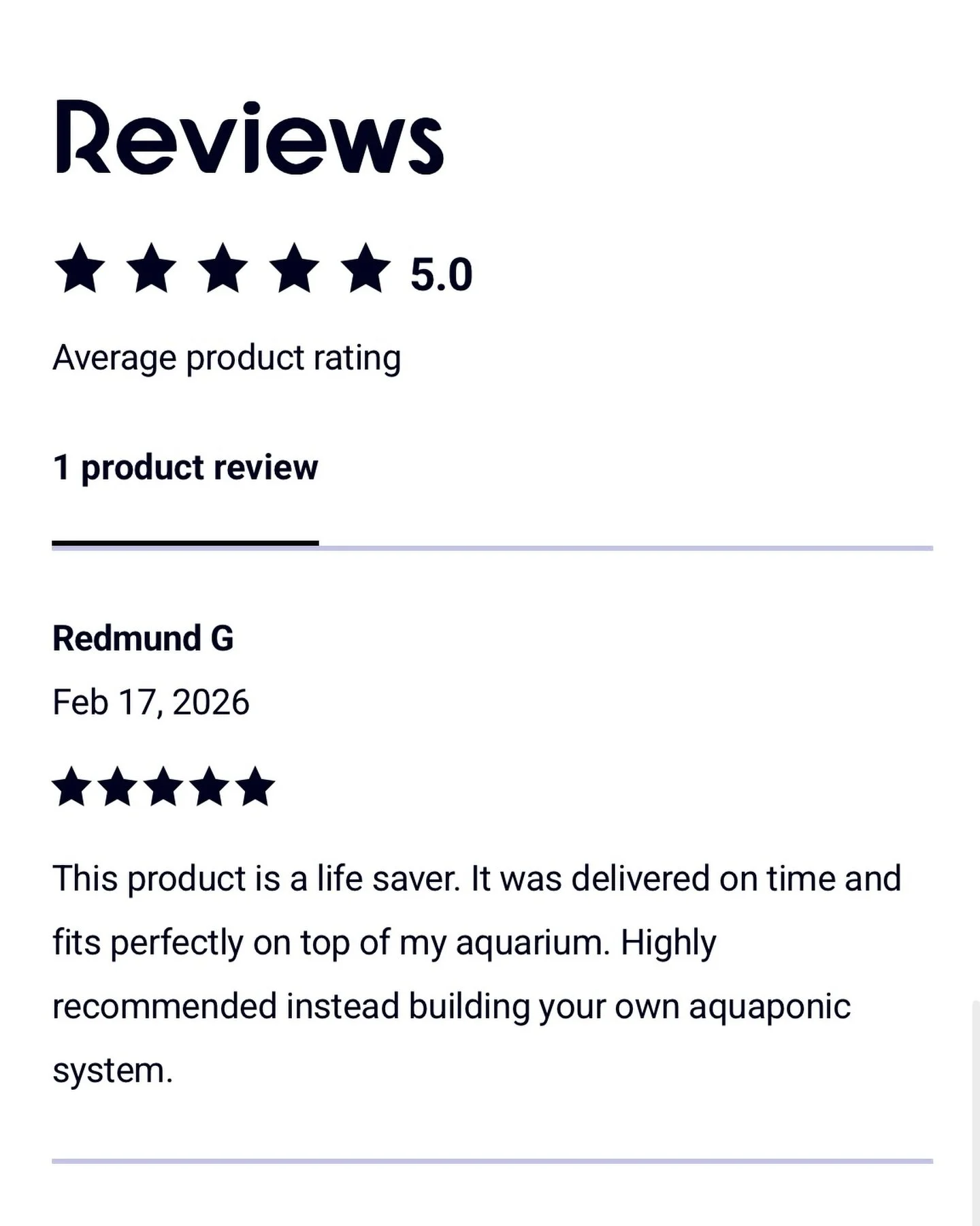 The first of many. ⭐️⭐️⭐️⭐️⭐️