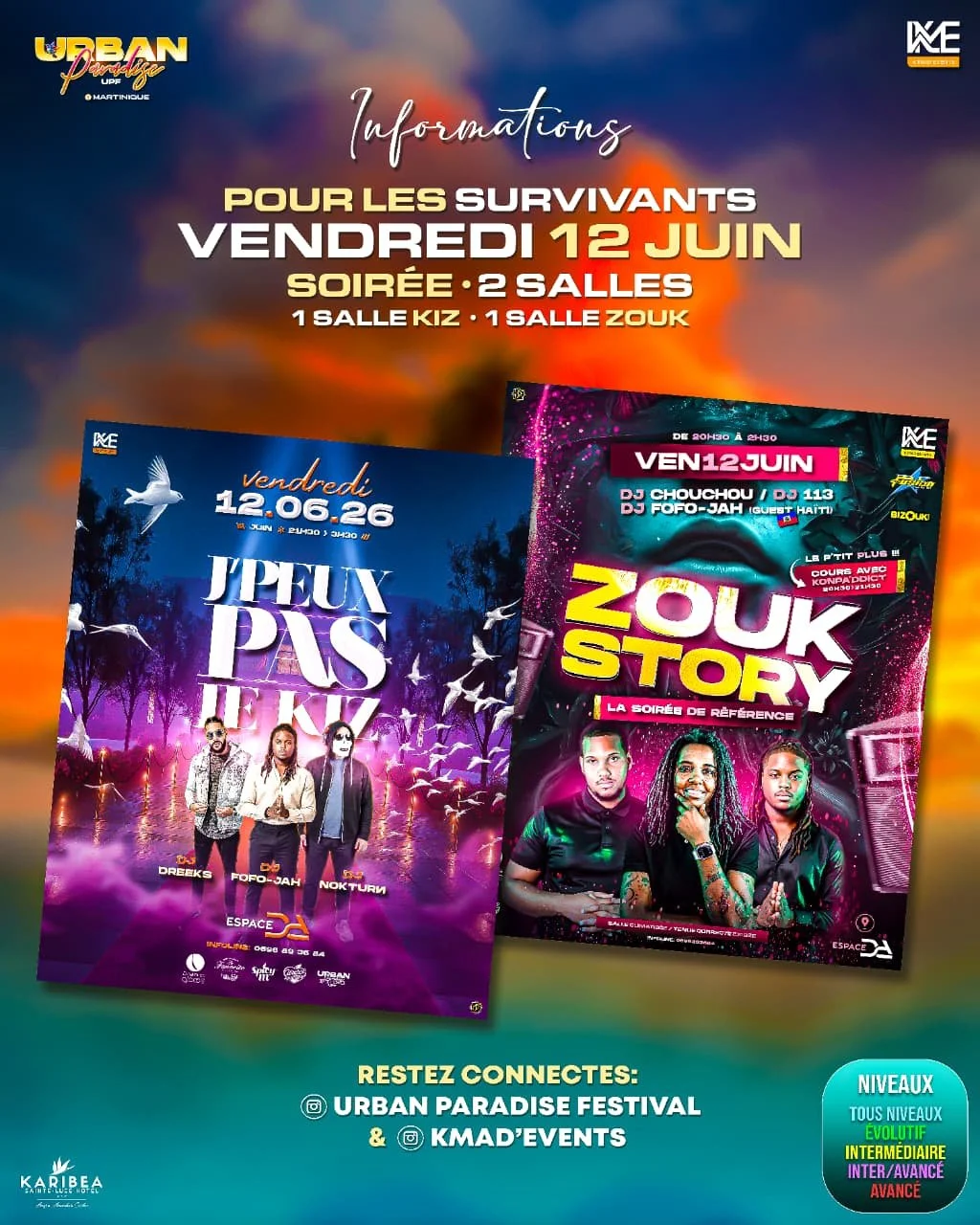 Soirée du 12 juin - J'peux pas je Kiz & Zouk Story