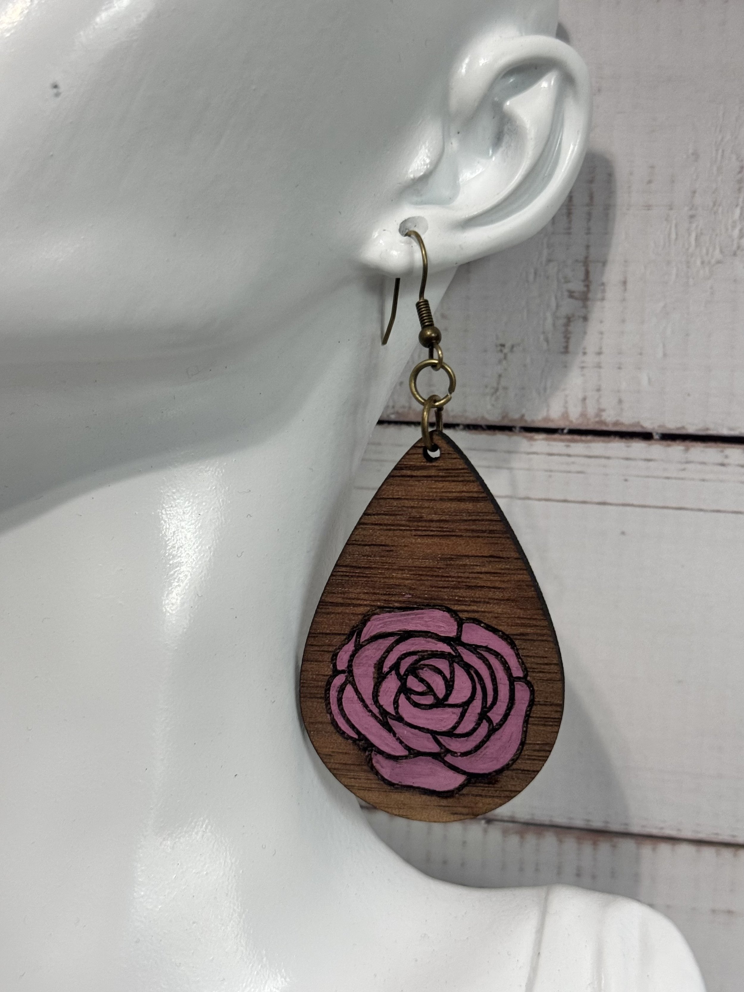 Rose Dangle Earrings