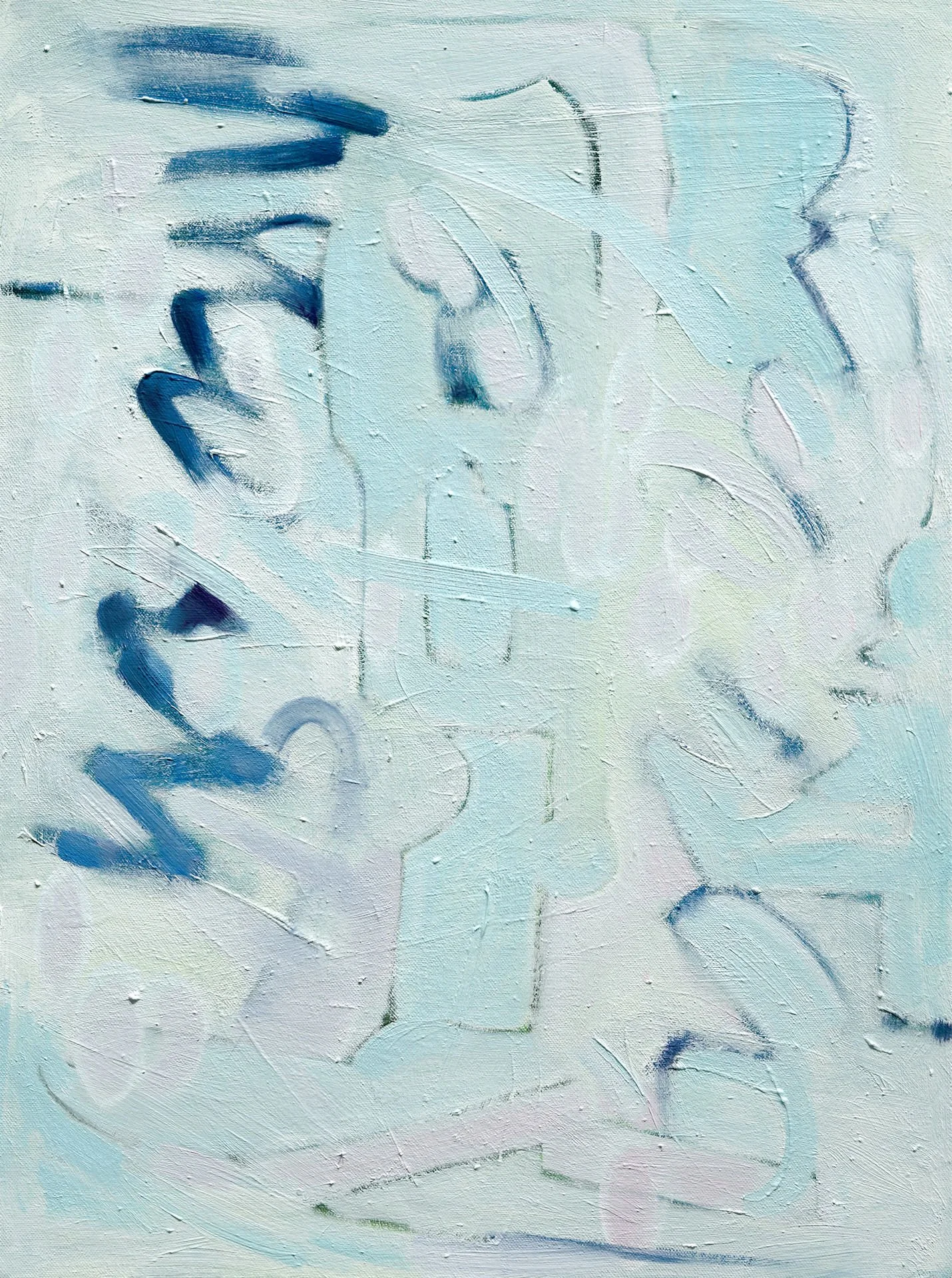   Nostalga,  Winter Whiteout 24"x18" Oil on Canvas 2025 SLR