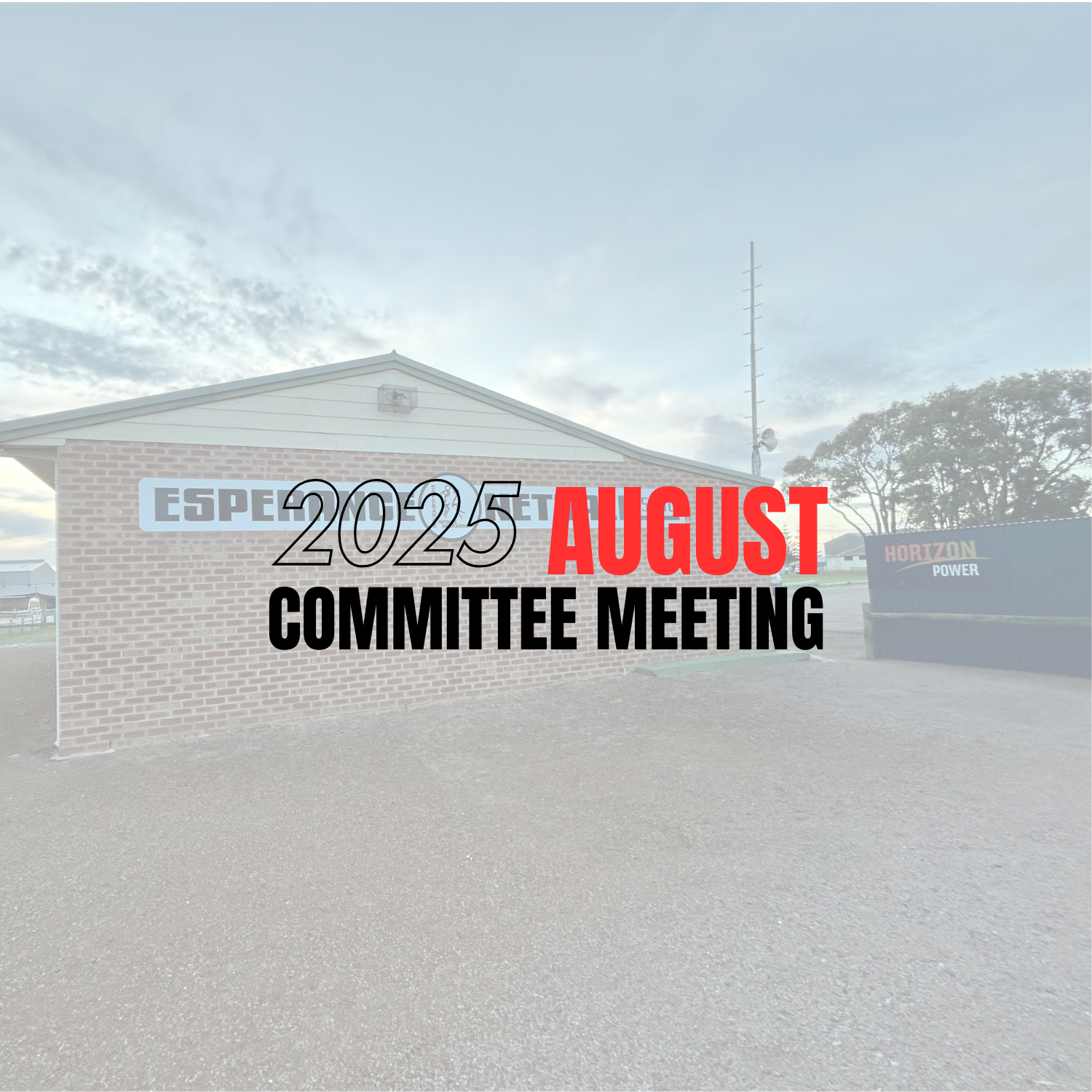 August committee Meeting