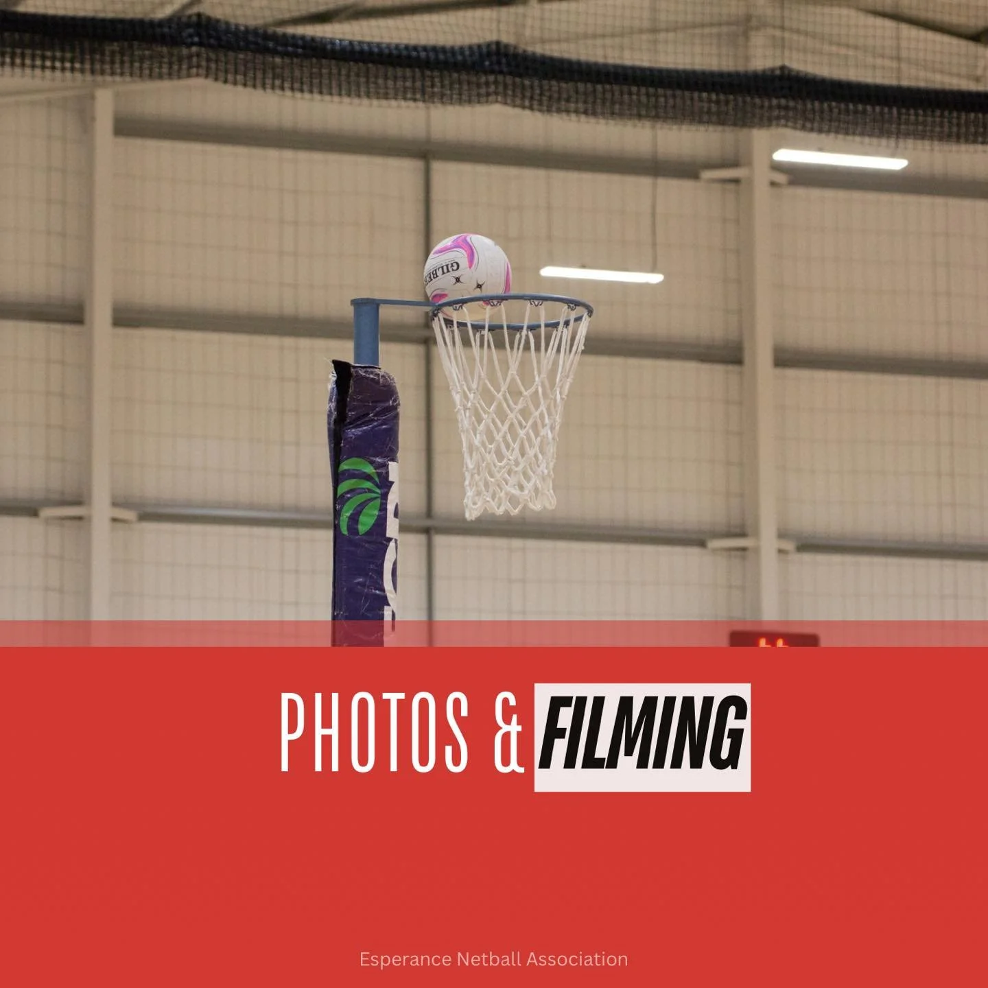 Everyone who attends an Esperance Netball Association Senior or Junior game is asked to please follow the below rules we have put in place for games:

- No live streaming; under any circumstance

Before taking photos or video of games:

- Check the s