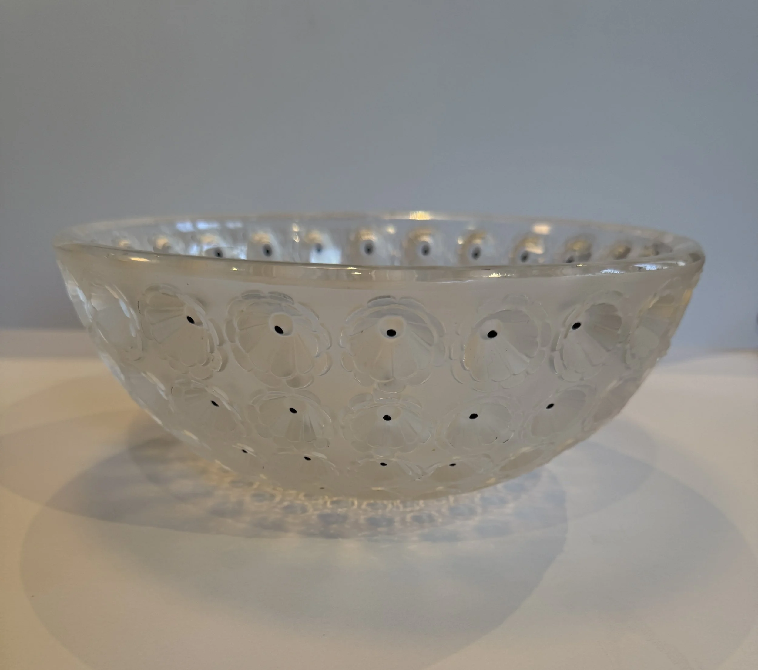 VINTAGE LALIQUE NEMOURS BOWL - SOLD 