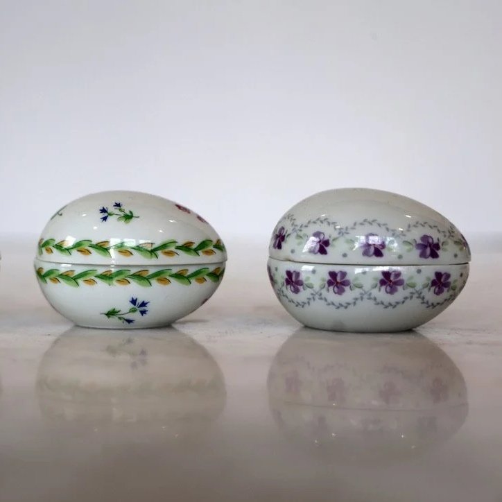 LIMOGES TRINKET EGGS