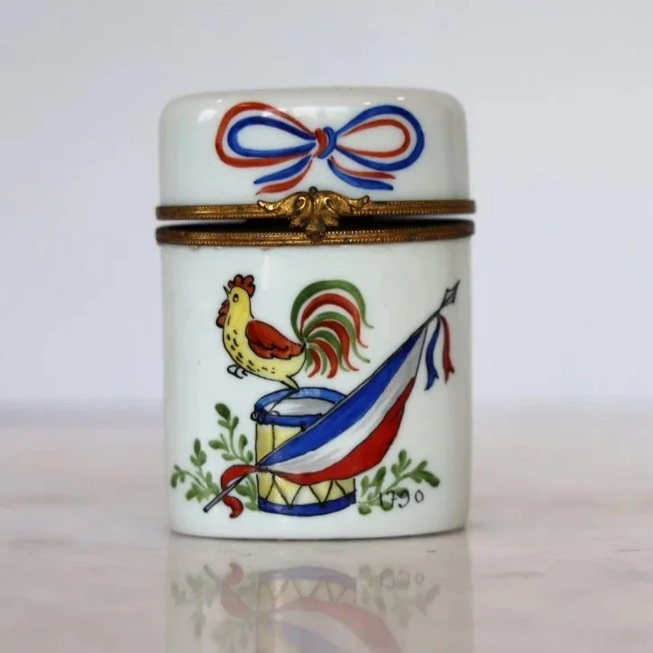 LIMOGES ROOSTER TRINKET BOX
