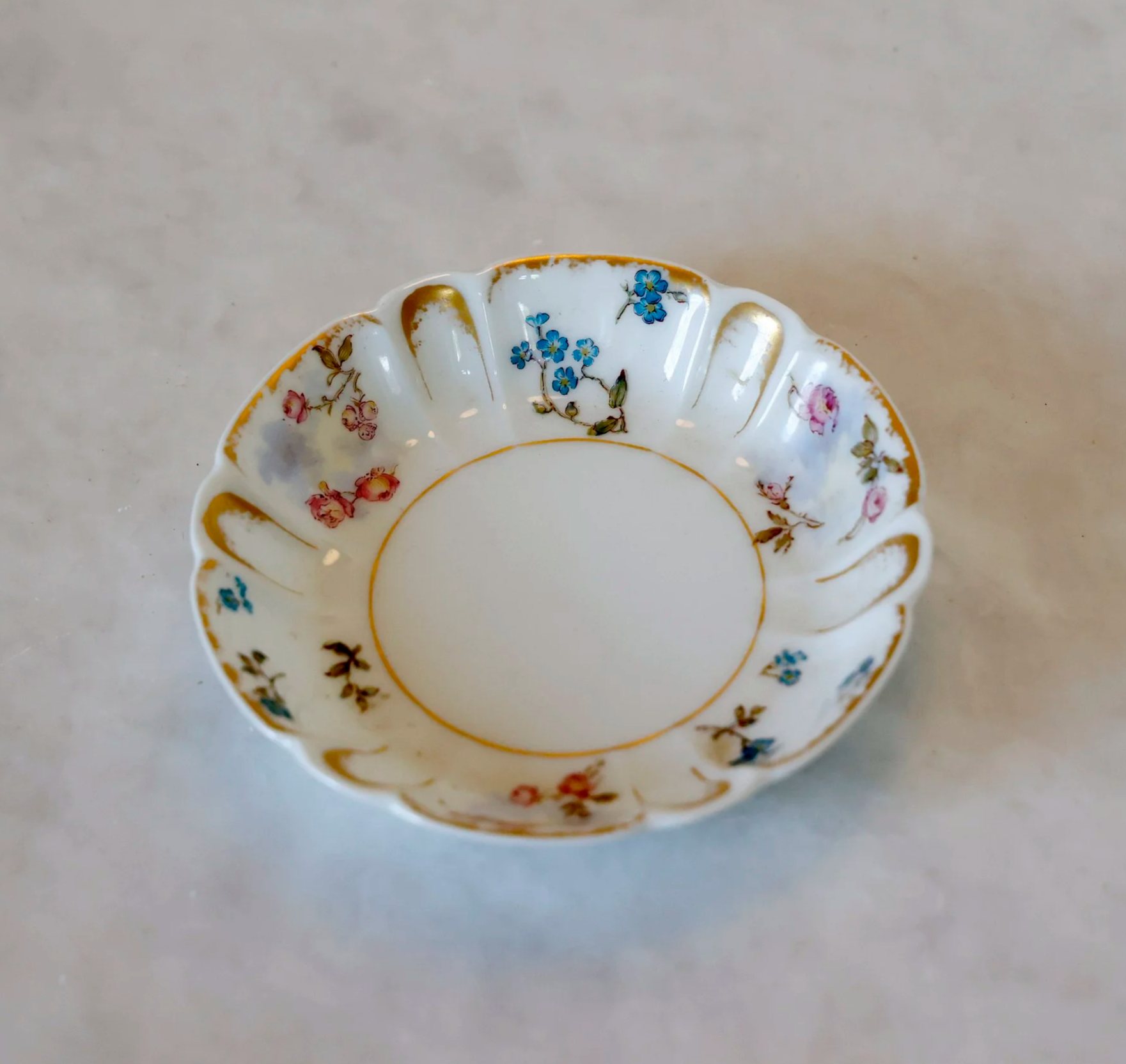LIMOGES TRINKET 3 INCH ROUND PLATE