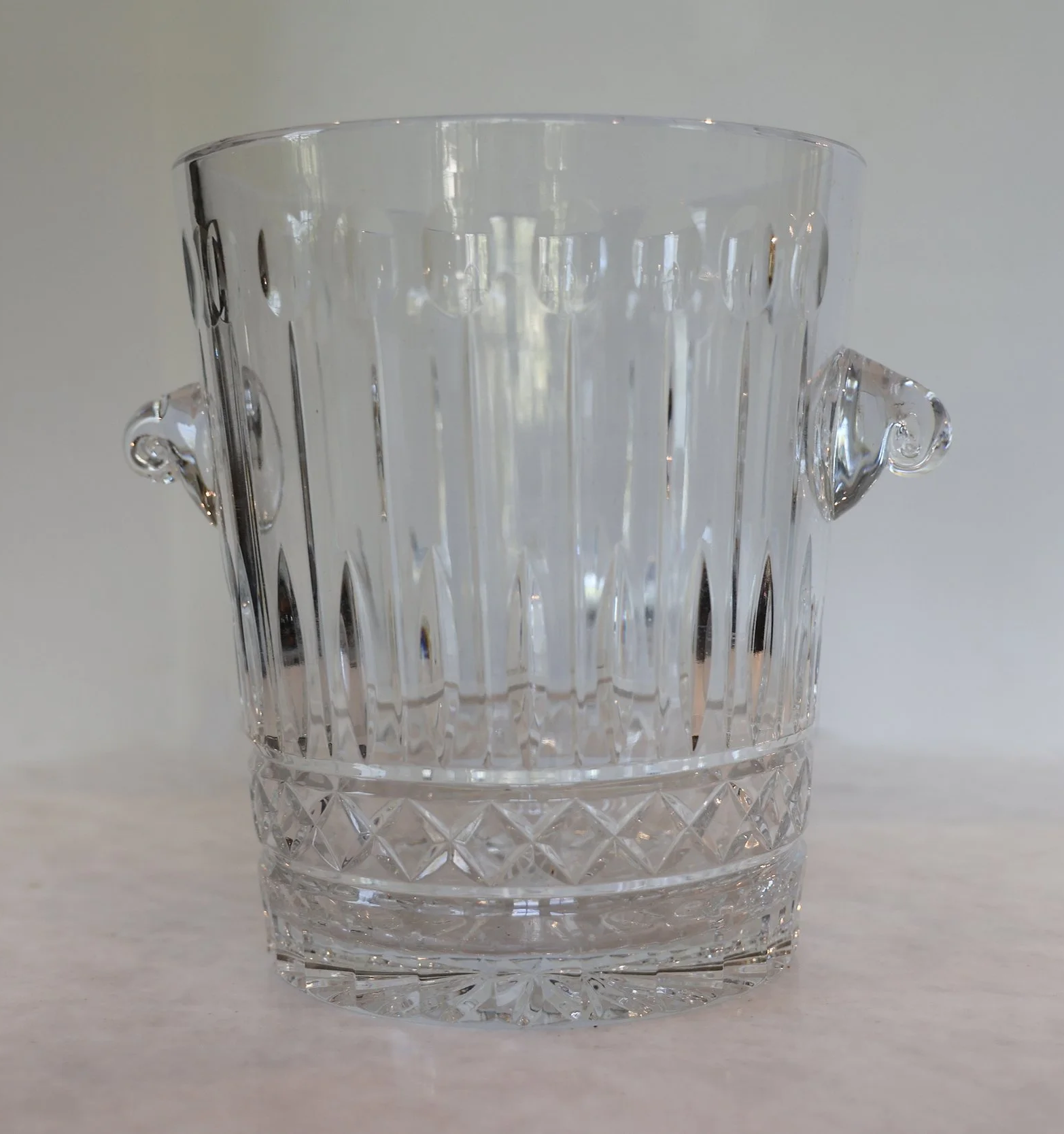 Solid Crystal Neiman Marcus Vintage Champagne Bucket