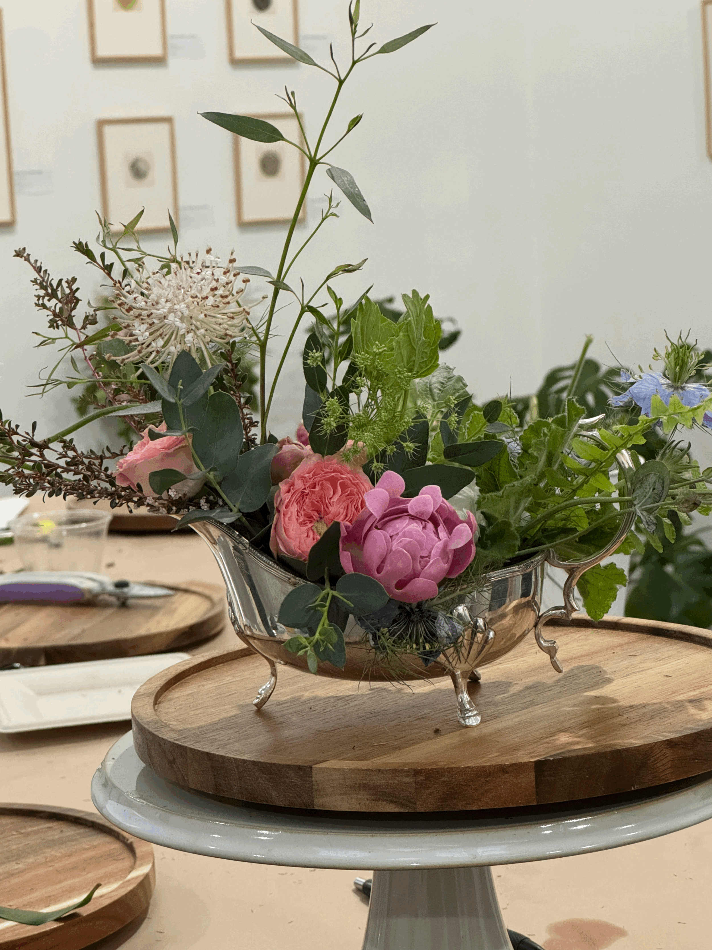 Viola Floral Vintage Vessels Floral Workshop with DGL Collective 