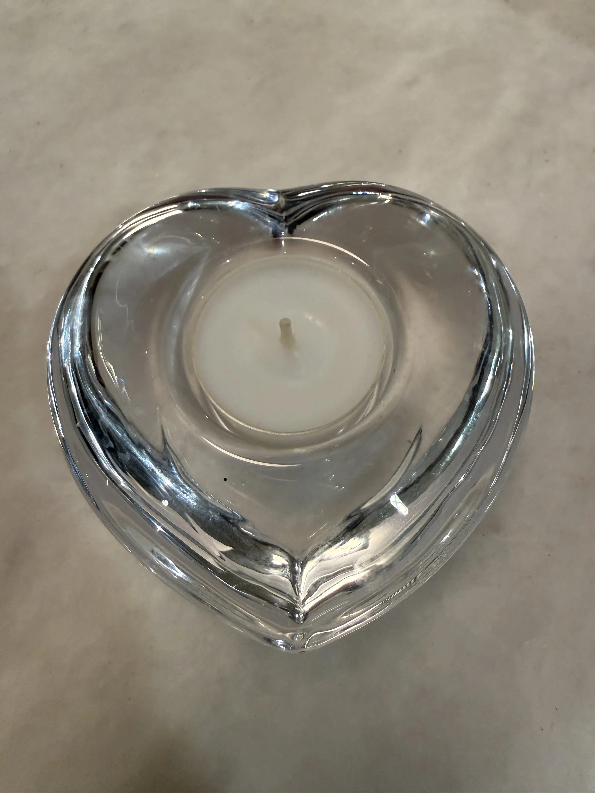 VINTAGE ORREFORS VOTIVE CANDLE HOLDER - SOLD