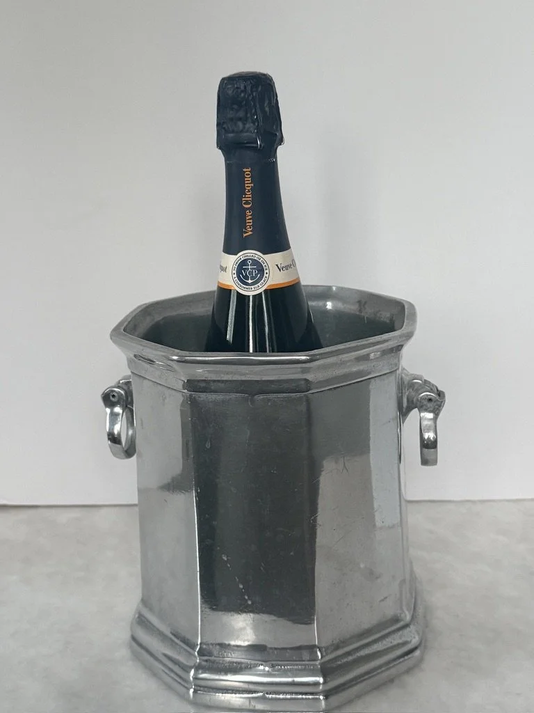 VINTAGE PEWTER CHAMPAGNE BUCKET - SOLD 