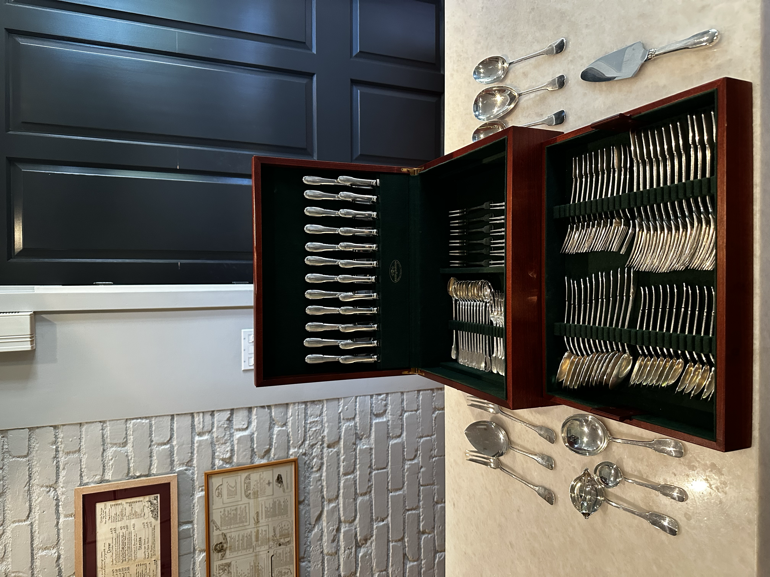 FULL SET FOR 12 - CHRISTOFLE SILVERPLATE ALBI PATTERN 