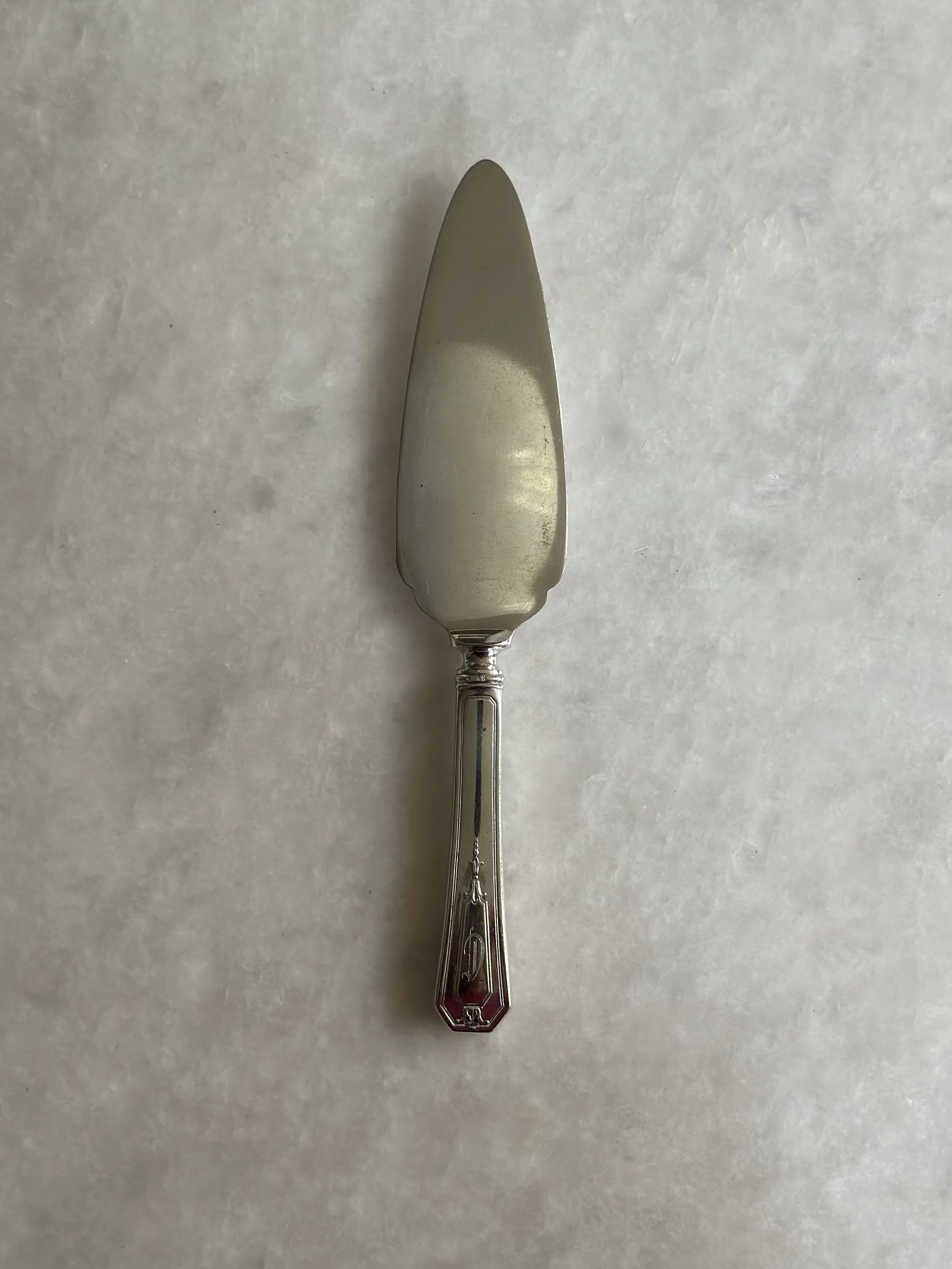 VINTAGE PIE SERVER - STERLING HANDLE - SOLD 