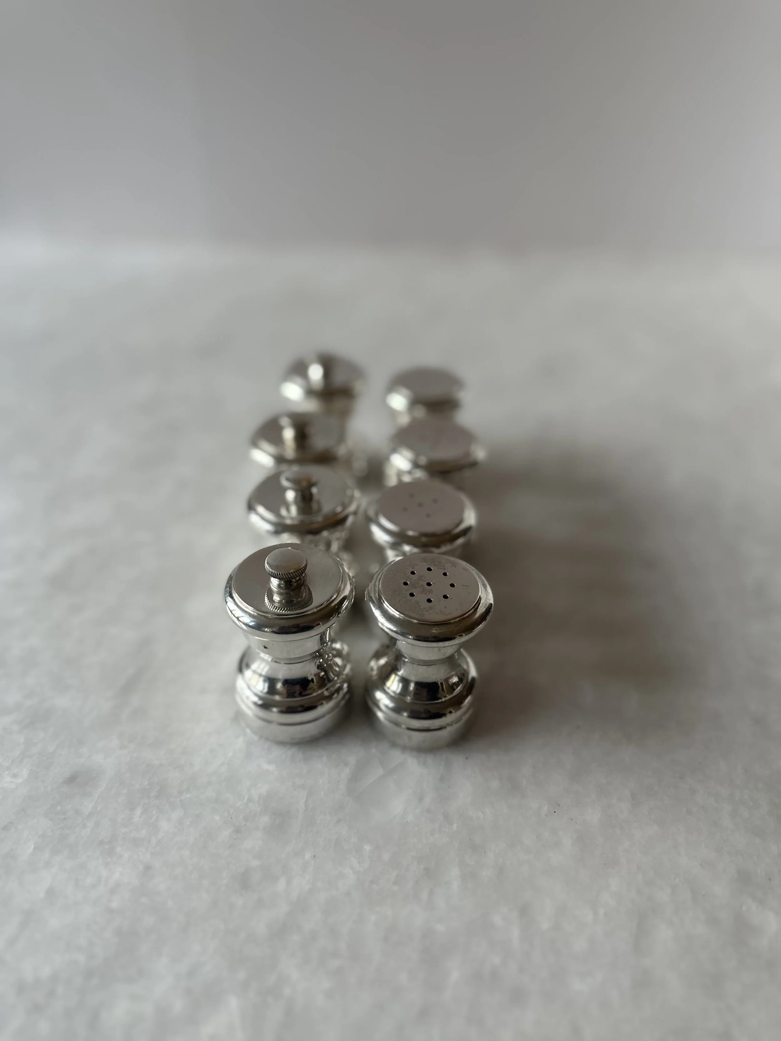 TIFFANY & CO STERLING SALT AND PEPPER GRINDERS 