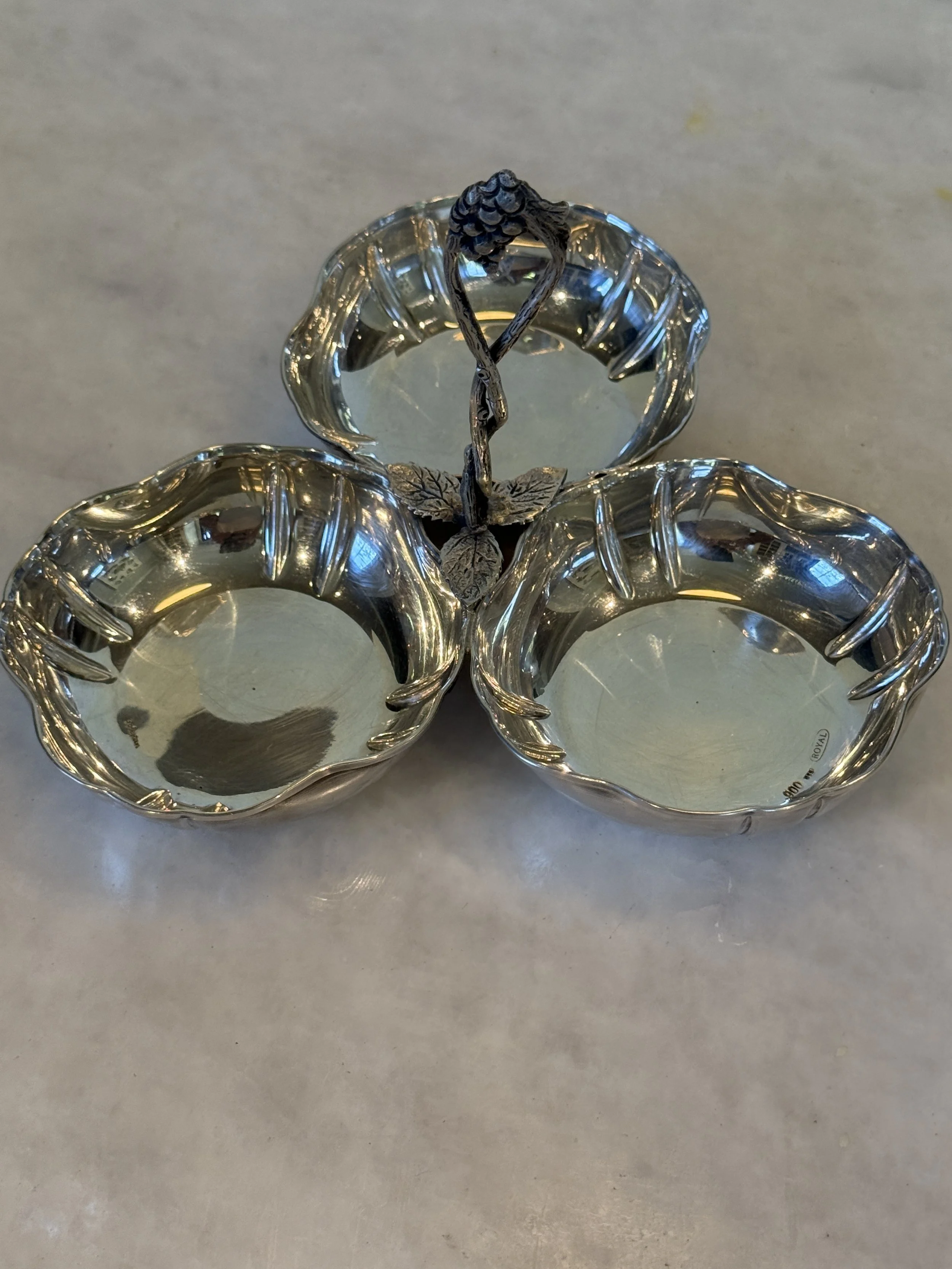 Silverplate Dip Trio