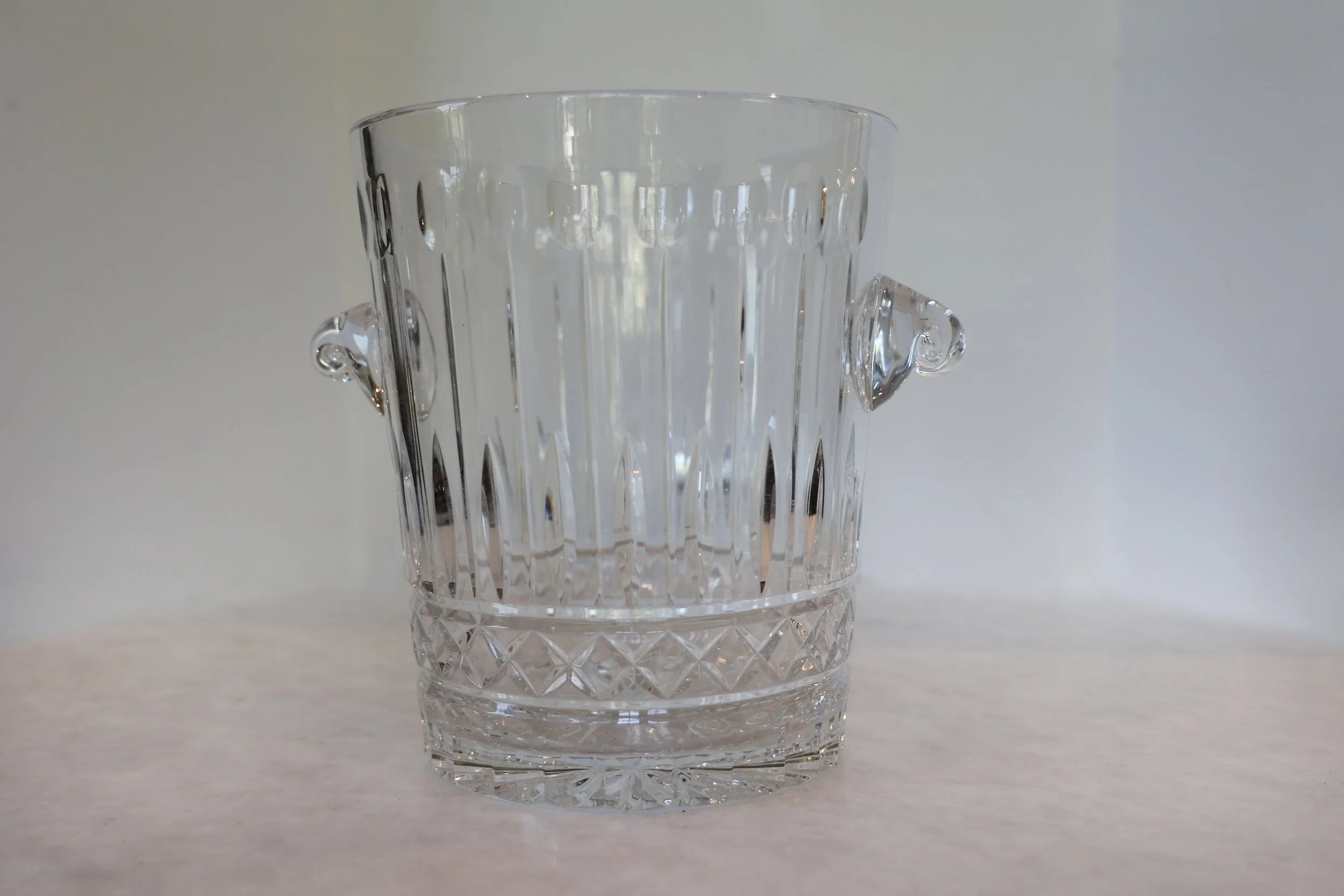 Solid Crystal Neiman Marcus Vintage Champagne Bucket