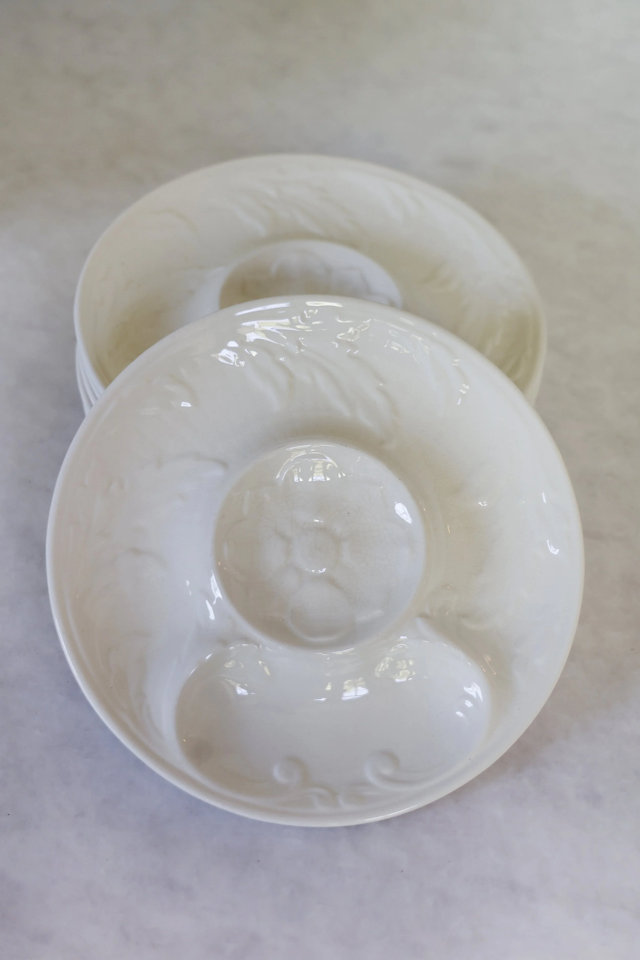 VINTAGE OYSTER PLATES 