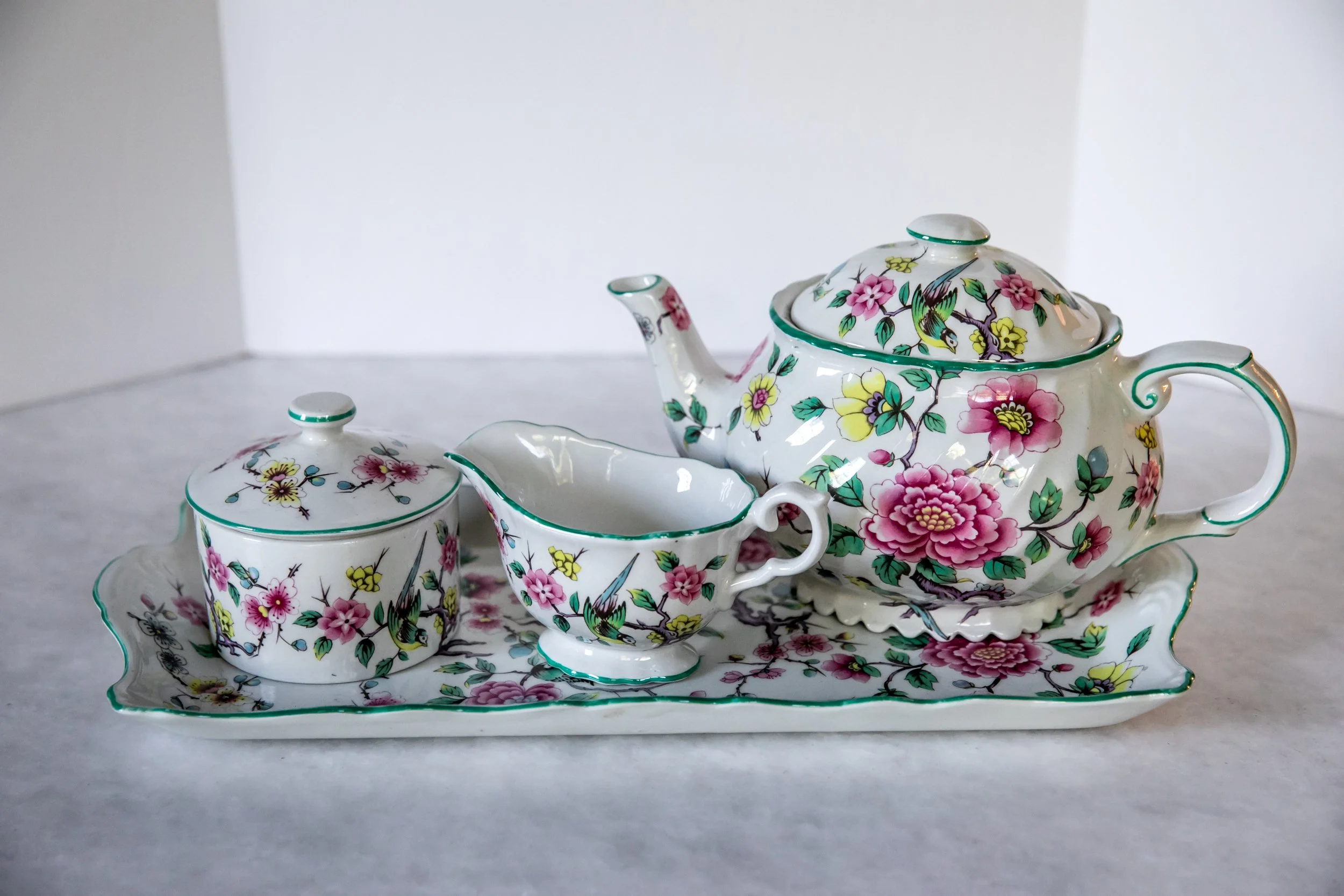 JAMES KENT "ENGLISH ROSE" TEA SET
