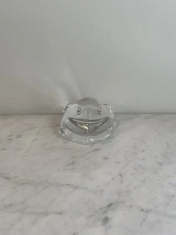 STEUBEN FROG PAPERWEIGHT 