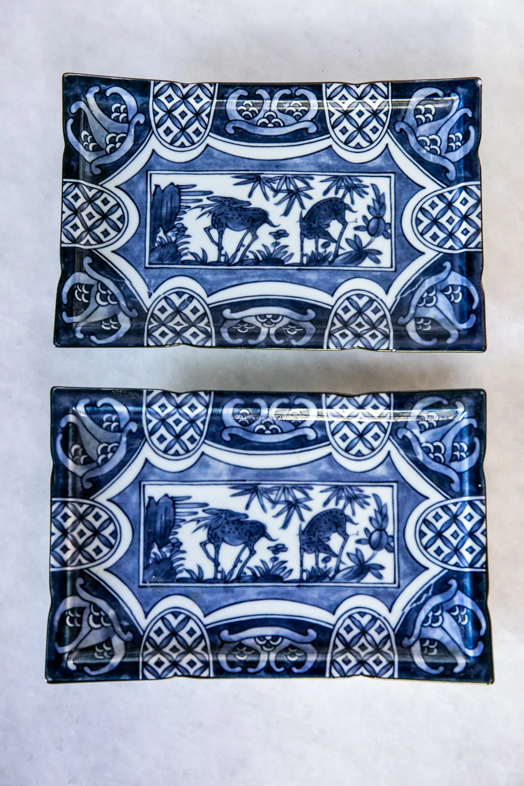 VINTAGE ASIAN CERAMIC PLATES
