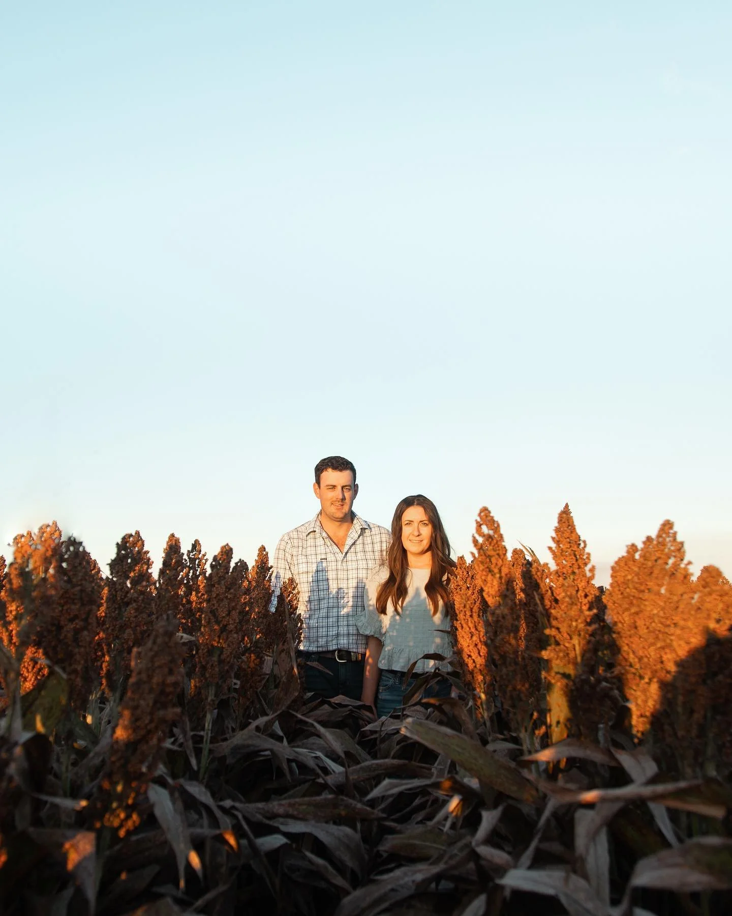 Clear skies and red sorghum fields 🤌
.
.
.
.
#couplesphotography #brisbaneweddingphotographer #engagementphotoshoot #brisbanephotographer