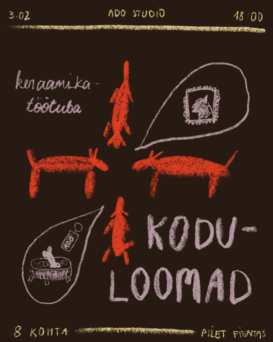 KERAAMIKATÖÖTUBA: koduloomad
