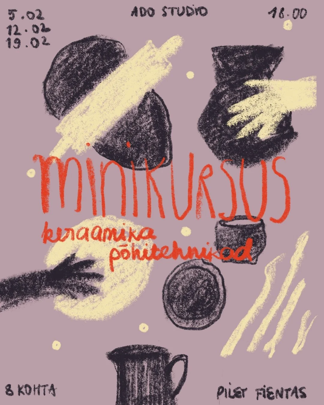 VEEBRUARI KERAAMIKAKURSUS: põhitehnikad