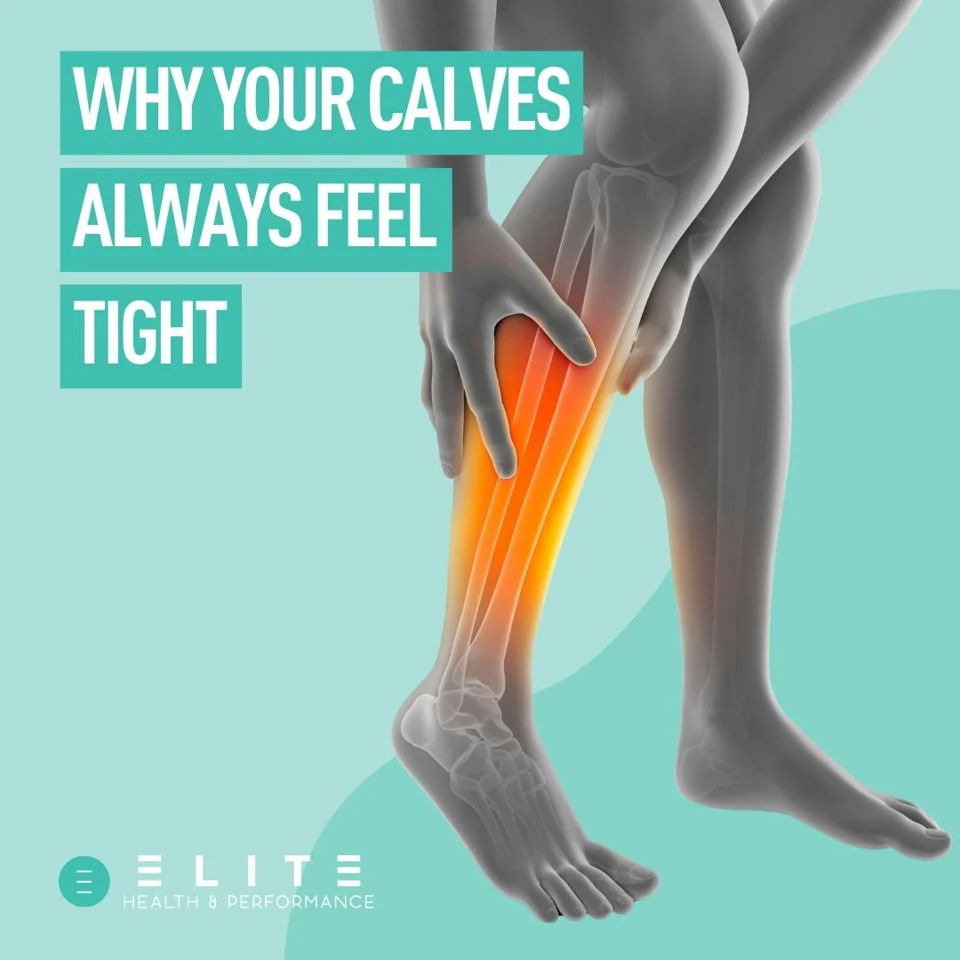 Calf tightness is one of the most common complaints we see &mdash; especially in runners, lifters, and anyone who&rsquo;s upped their training volume.
But the tightness you feel usually isn&rsquo;t from a short muscle &mdash; it&rsquo;s from fatigue 