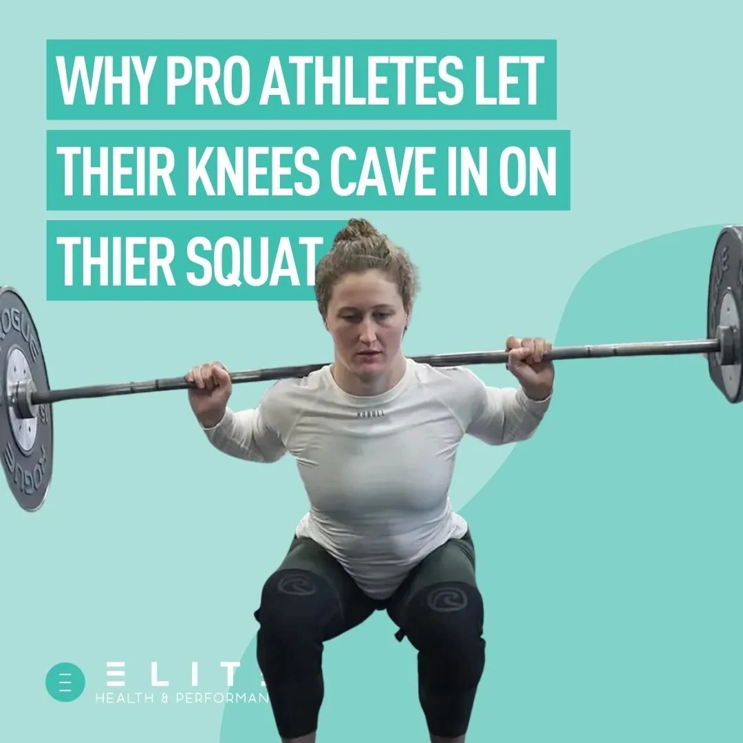 You&rsquo;ve probably been told your knees should never cave in during a squat.

But if you watch elite athletes like Tia-Clair Toomey, you&rsquo;ll often see a small amount of knee valgus, especially under heavy load.

So is that bad technique?
Not 