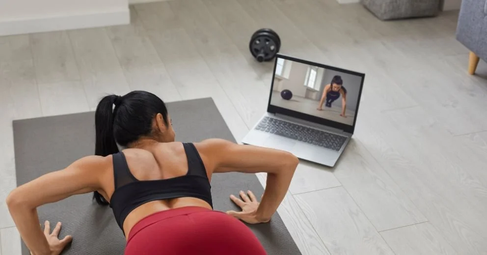 Push up exercise at home