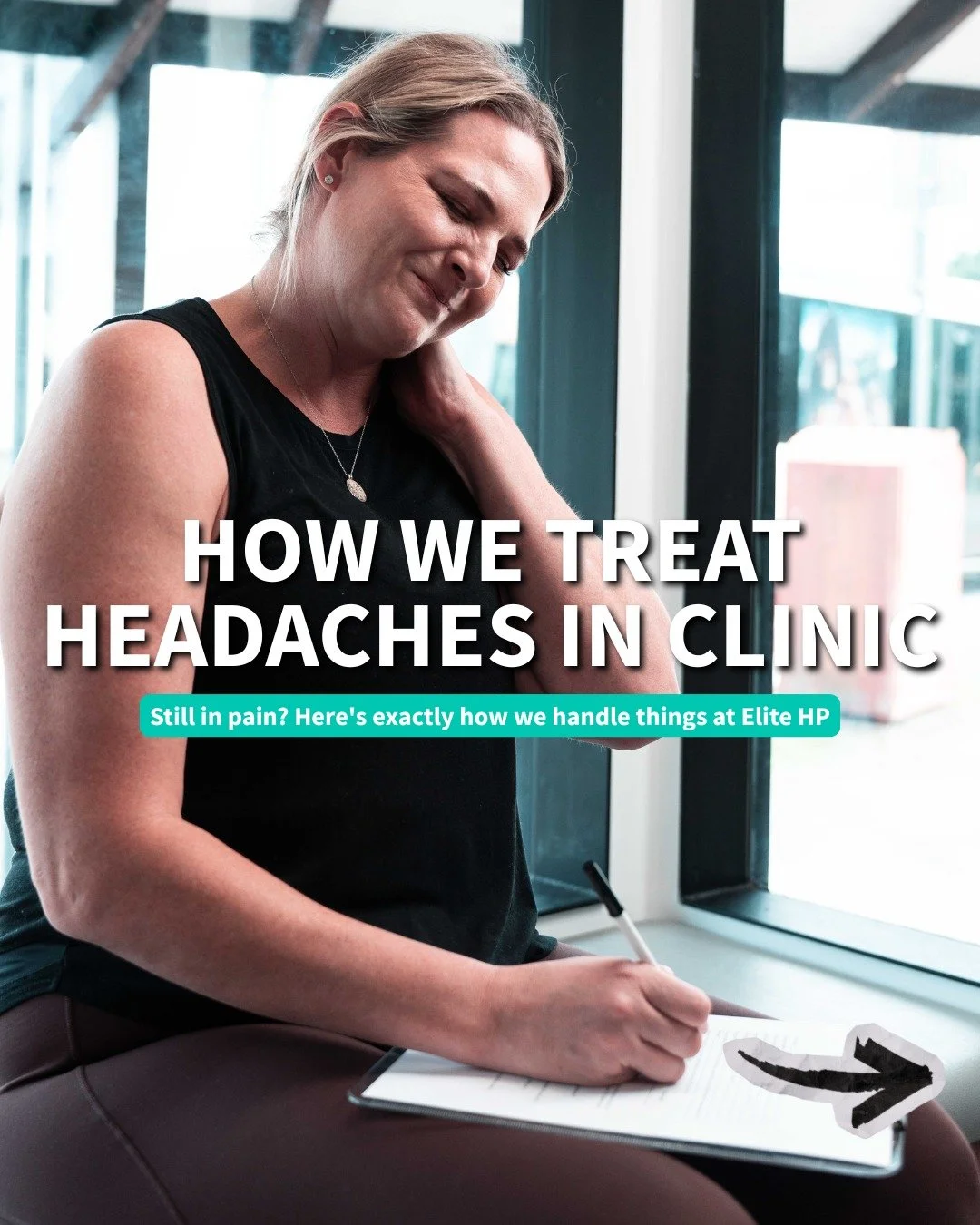 A surprising number of headaches are actually coming from your neck.

They're called cervicogenic and tension-type headaches, and they happen when tight muscles and stiff joints in the neck refer pain up into the head, often sitting behind the eyes o