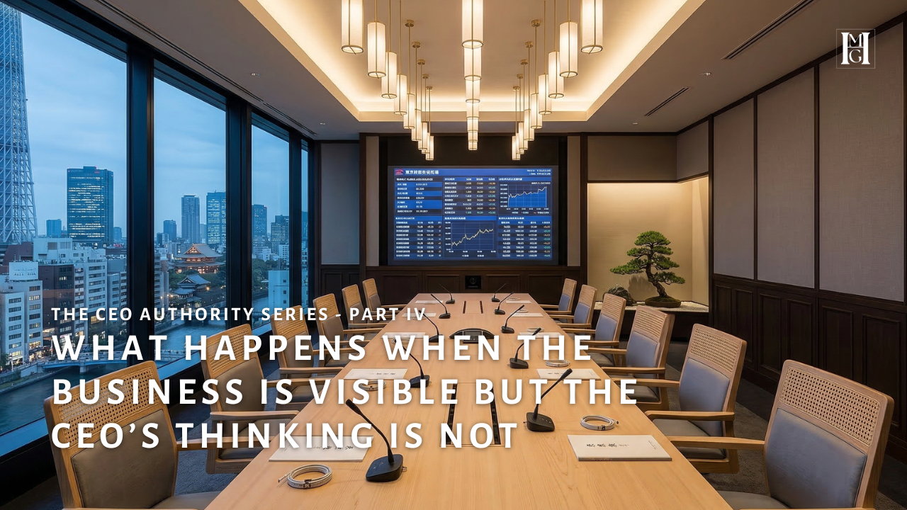 What Happens When the Business Is Visible but the CEO’s Thinking Is Not