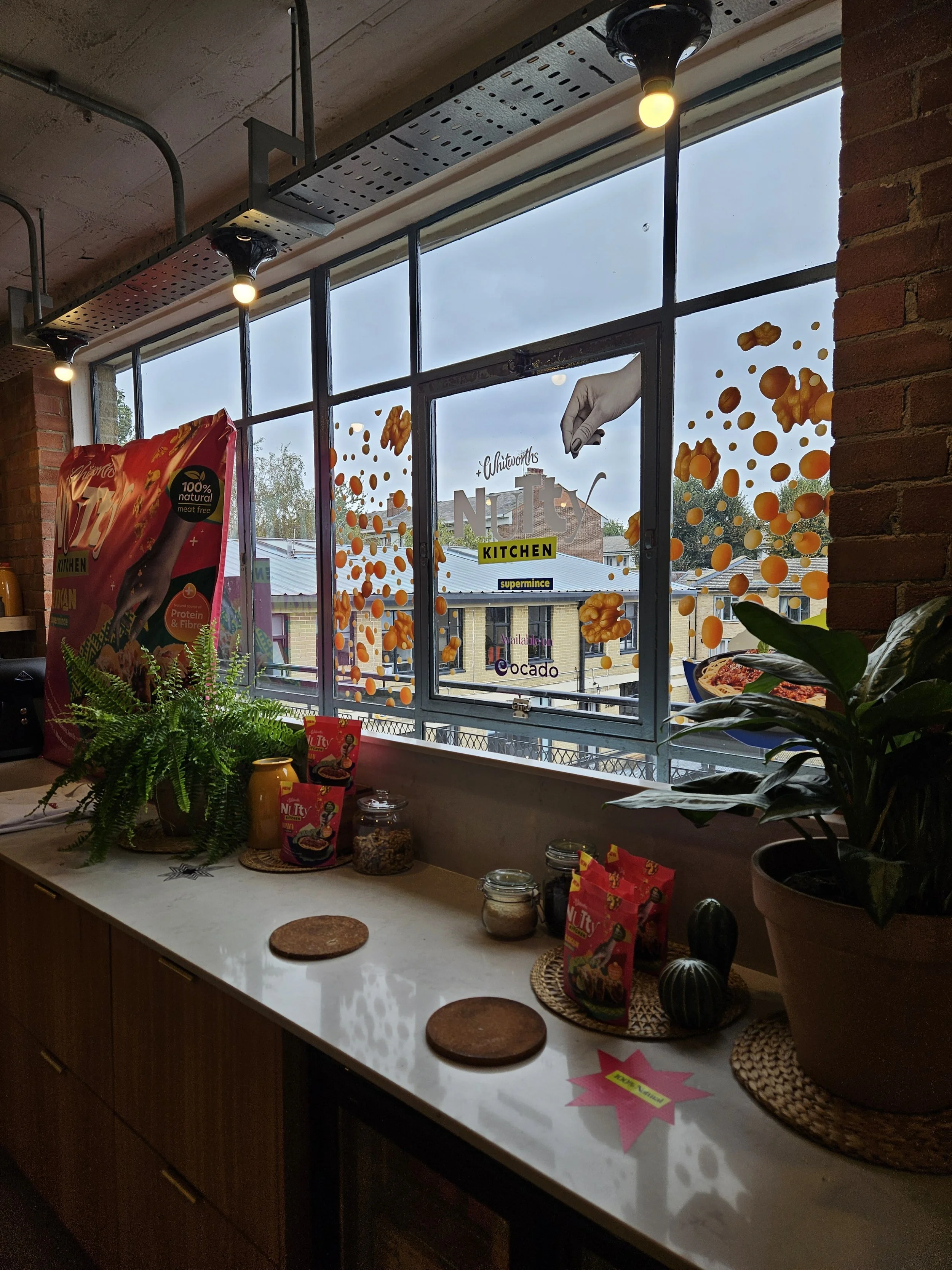 Creative Production & Event Styling for Whitworths Nutty Kitchen. 
Production Company Whipped Cream Ltd. 
London. 2025. 