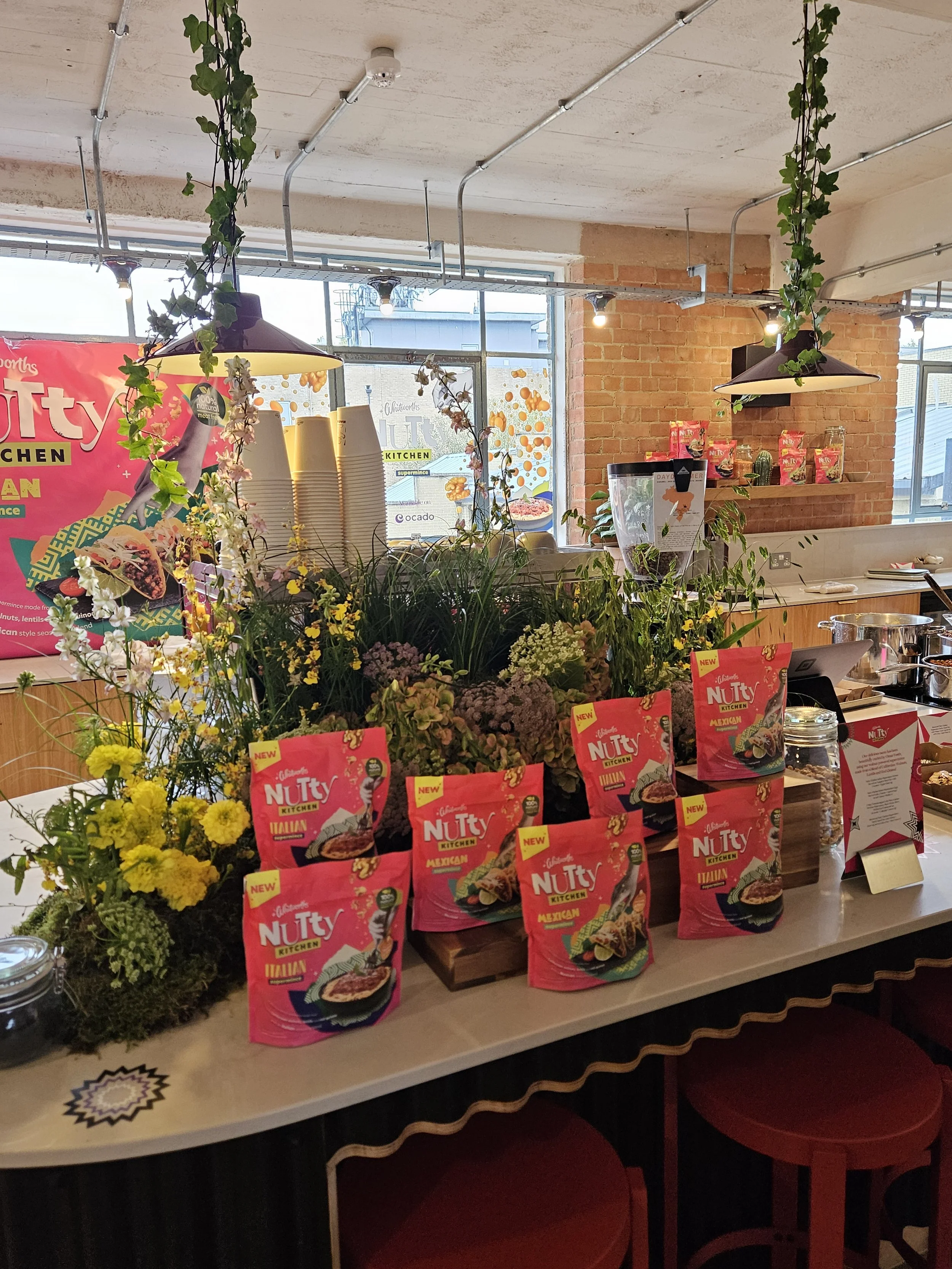 Creative Production & Event Styling for Whitworths Nutty Kitchen. 
London. 2025. 